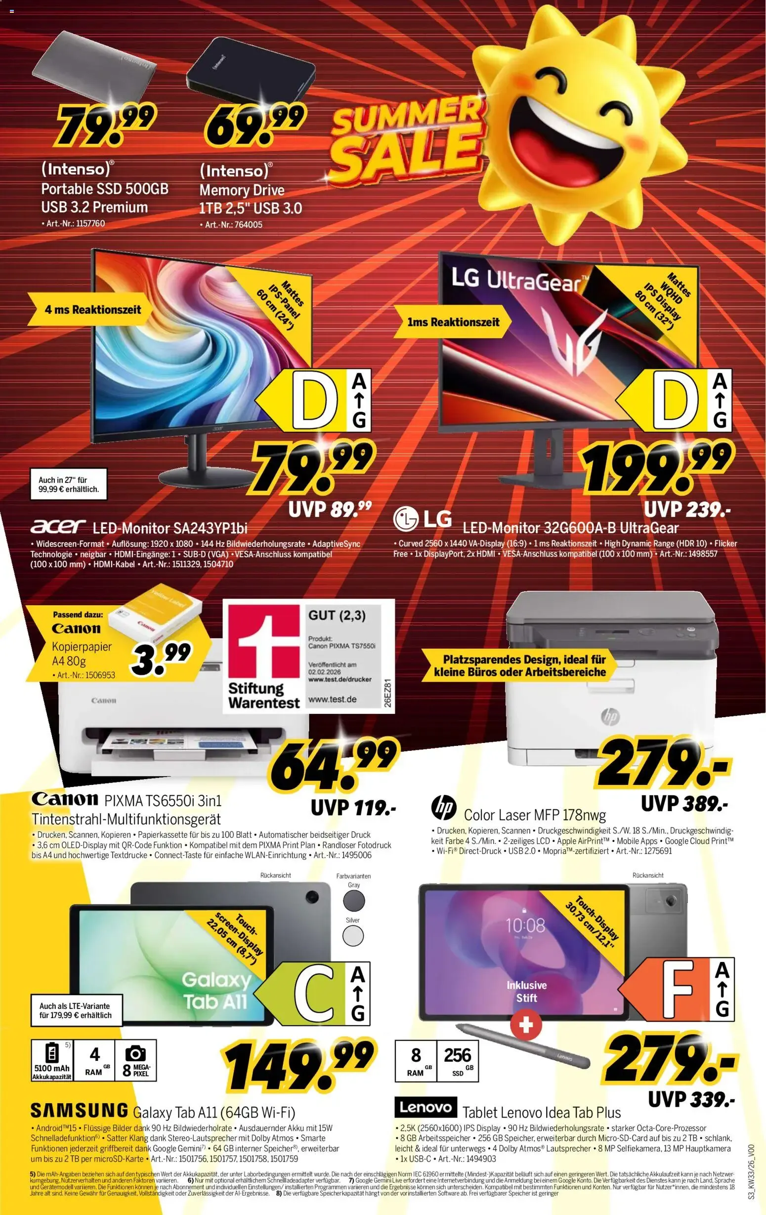 Medimax Prospekt (ab 08.08.2026) zum Blättern von 8. August bis 14. August 2026 - Prospekt seite 3