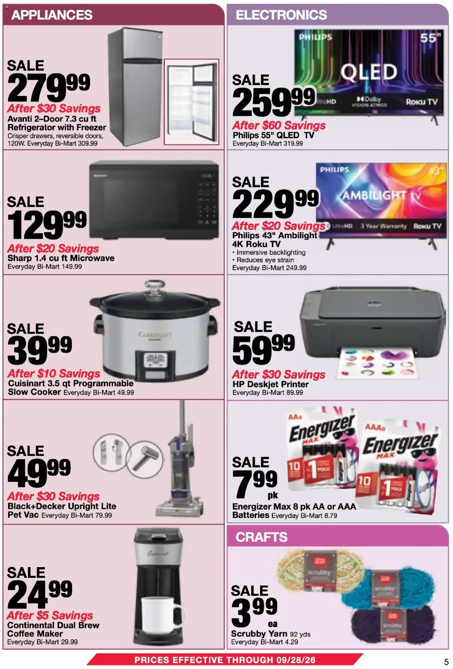 Weekly ad Bi-Mart Weekly Ad from 09/15/2026 - Flyer from September 15 to September 28 2026 - Page 5