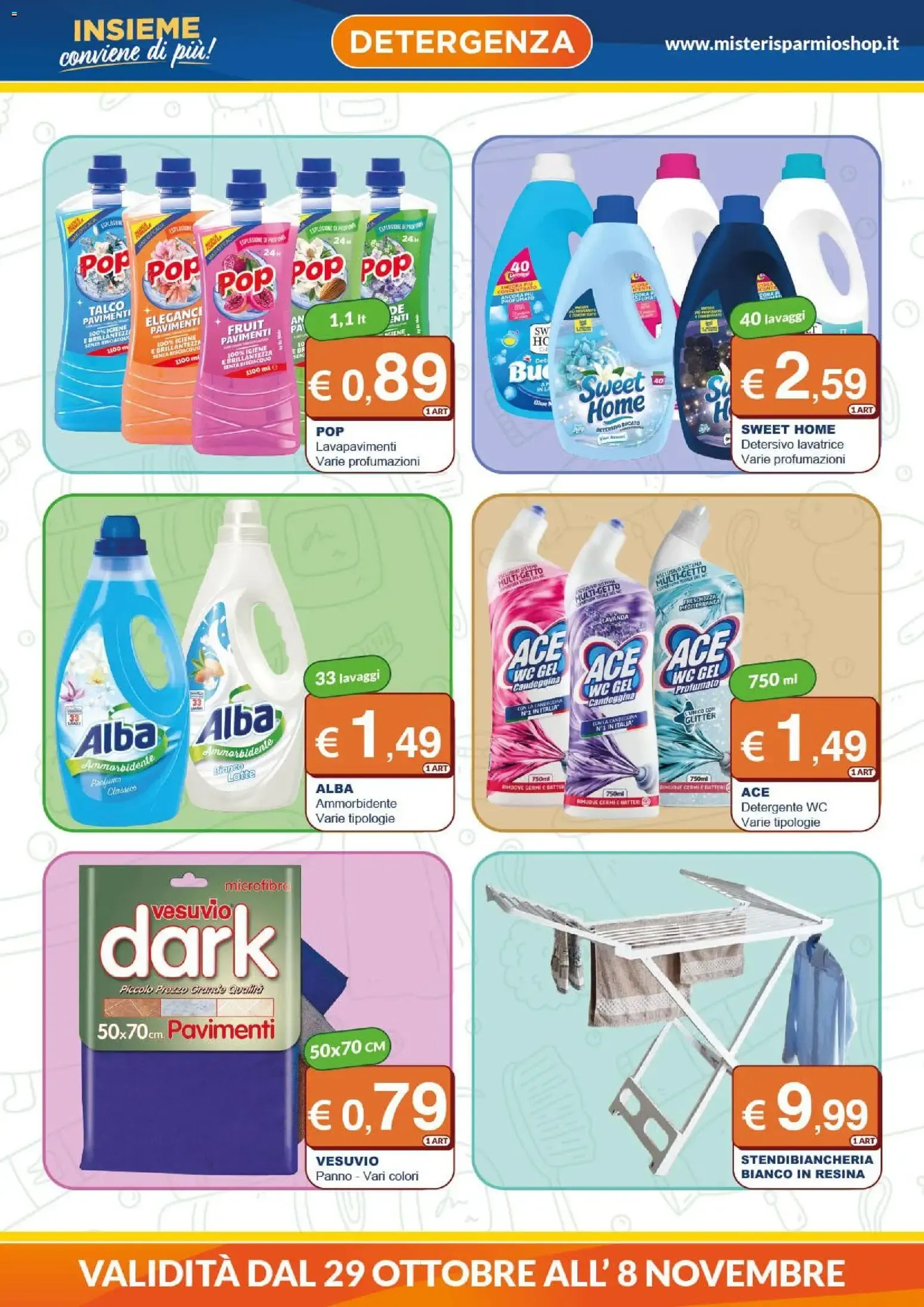 Mister Risparmio volantino dal 29/10/2026 - online Offerte da 29 ottobre a 8 novembre di 2026 - Pagina del volantino 4