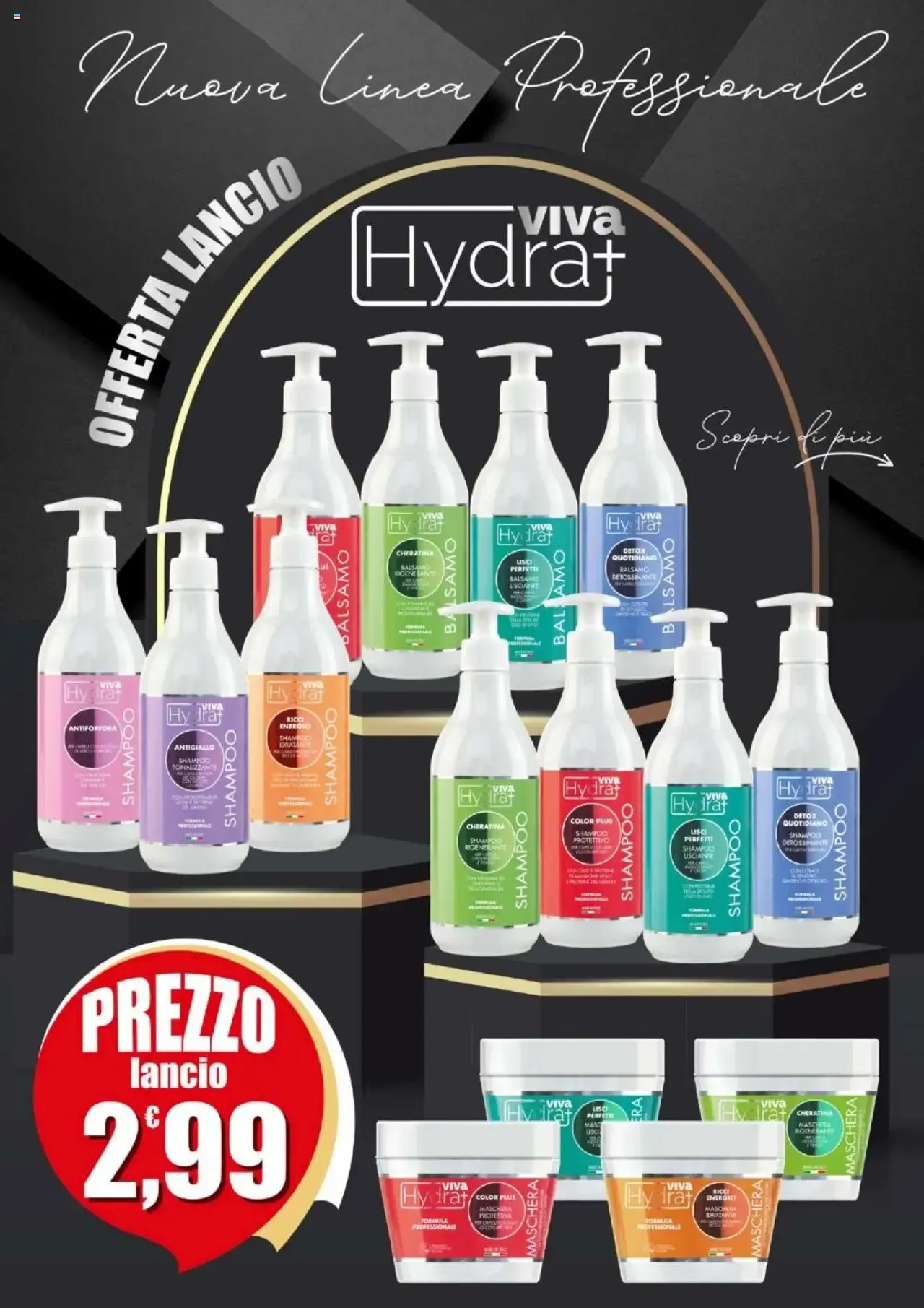Viva Hydrat - Nuova Linea Professionale - Offerta Lancio da 12 aprile a 31 agosto di 2026 - Pagina del volantino 1