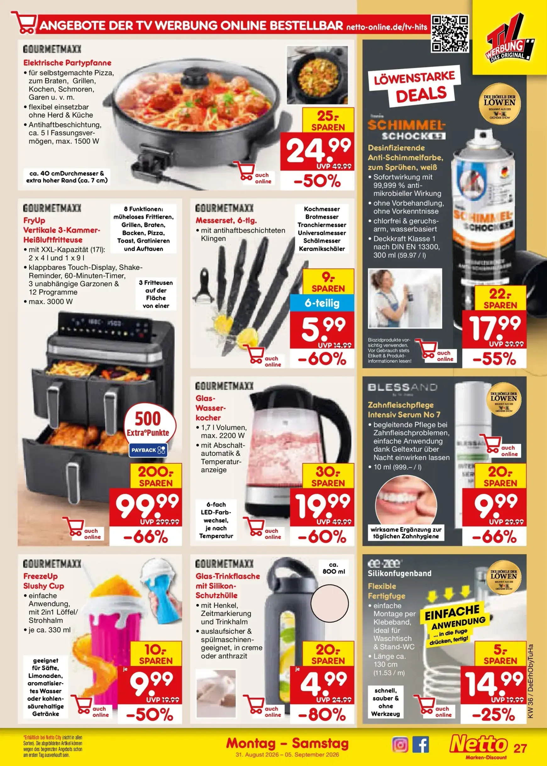 Netto Marken Discount Prospekt – von Montag 31.08.2026 bis Samstag 05.09.2026 von 31. August bis 5. September 2026 - Prospekt seite 38