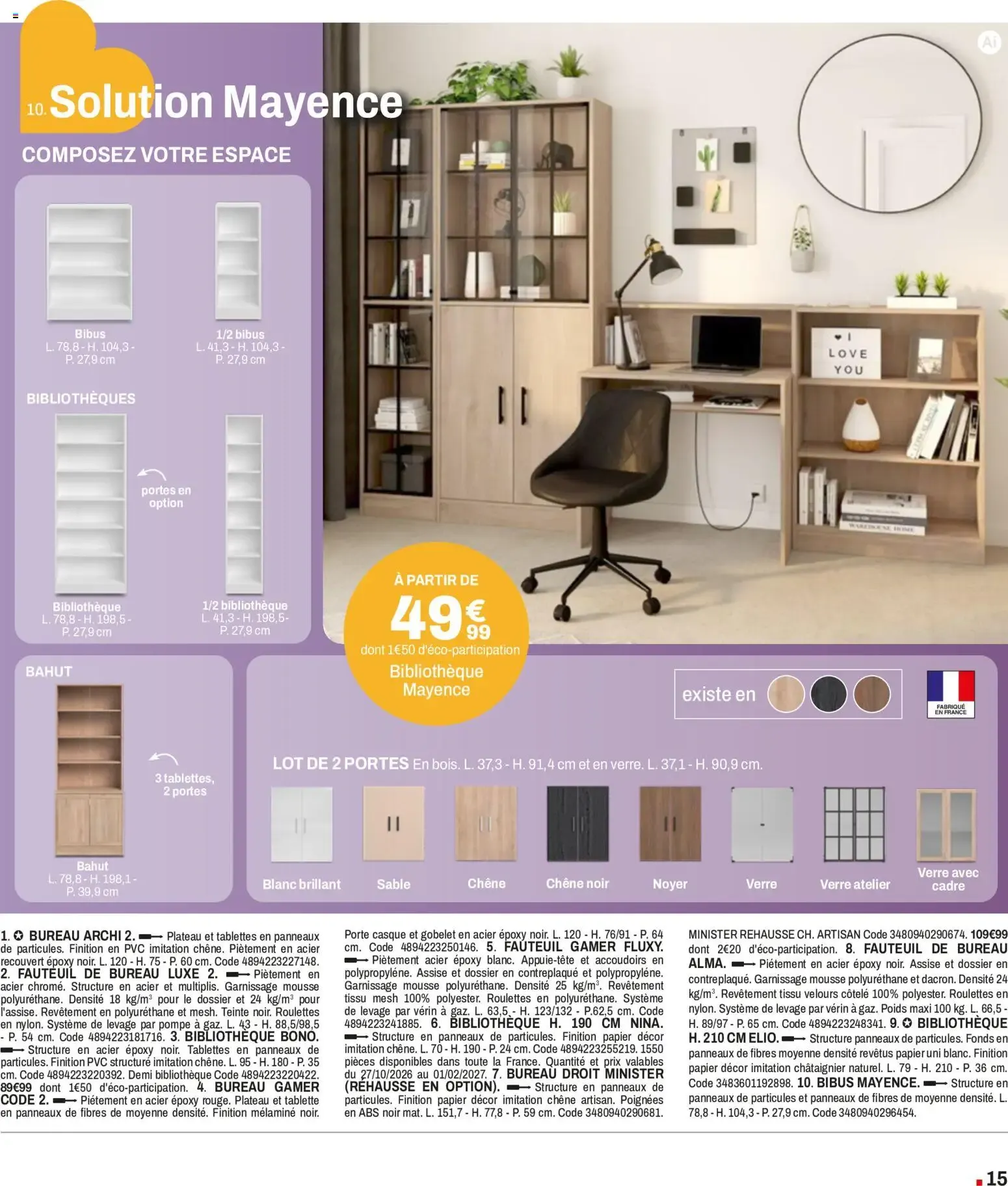 BUT Black November du 27 octobre au 4 janvier 2027 - Catalogue page 15