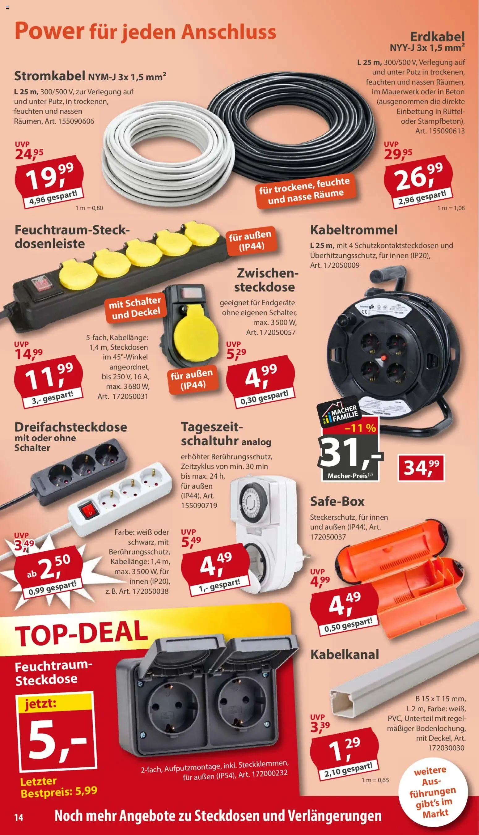 Sonderpreis Baumarkt Prospekt (ab 12.09.2026) zum Blättern von 12. September bis 18. September 2026 - Prospekt seite 14
