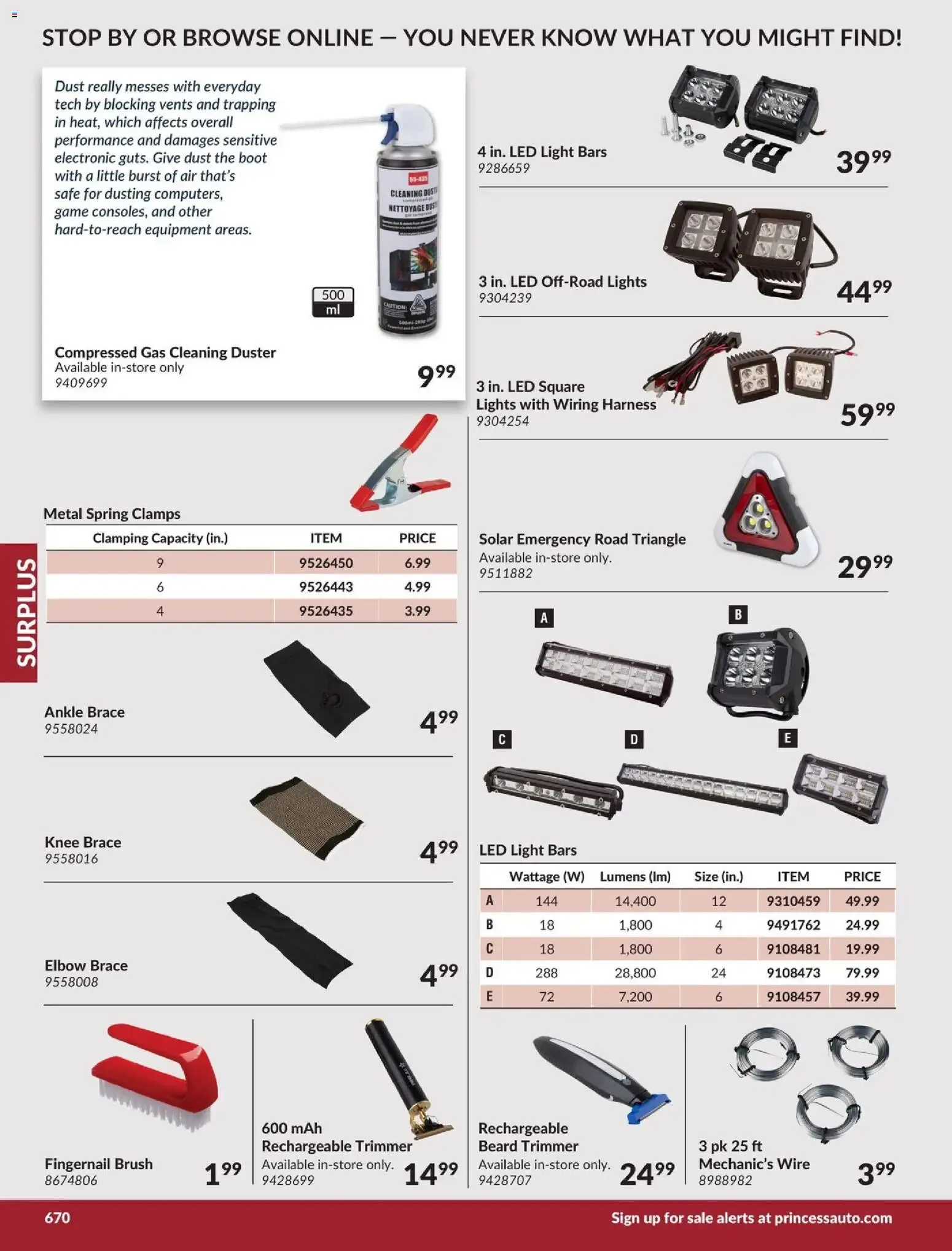 Princess Auto 2026 Catalogue - Surplus from April 21 to April 21 2027 - flyer page 6