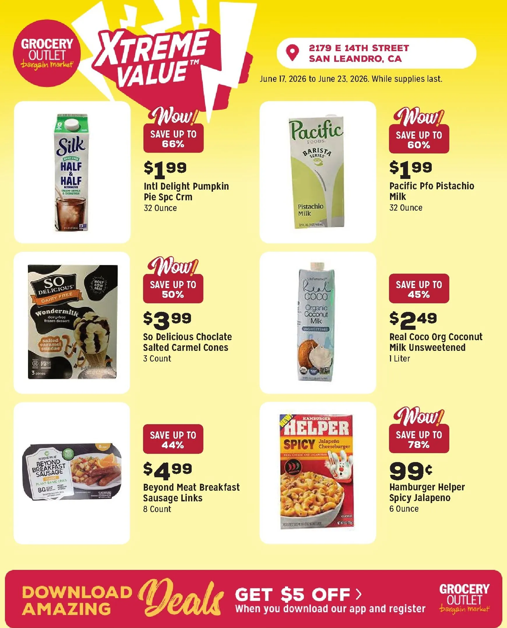 Weekly ad Grocery Outlet Bargain Market: Every Aisle is Invited to the Cookout from June 17 to June 23 2026 - Page 6