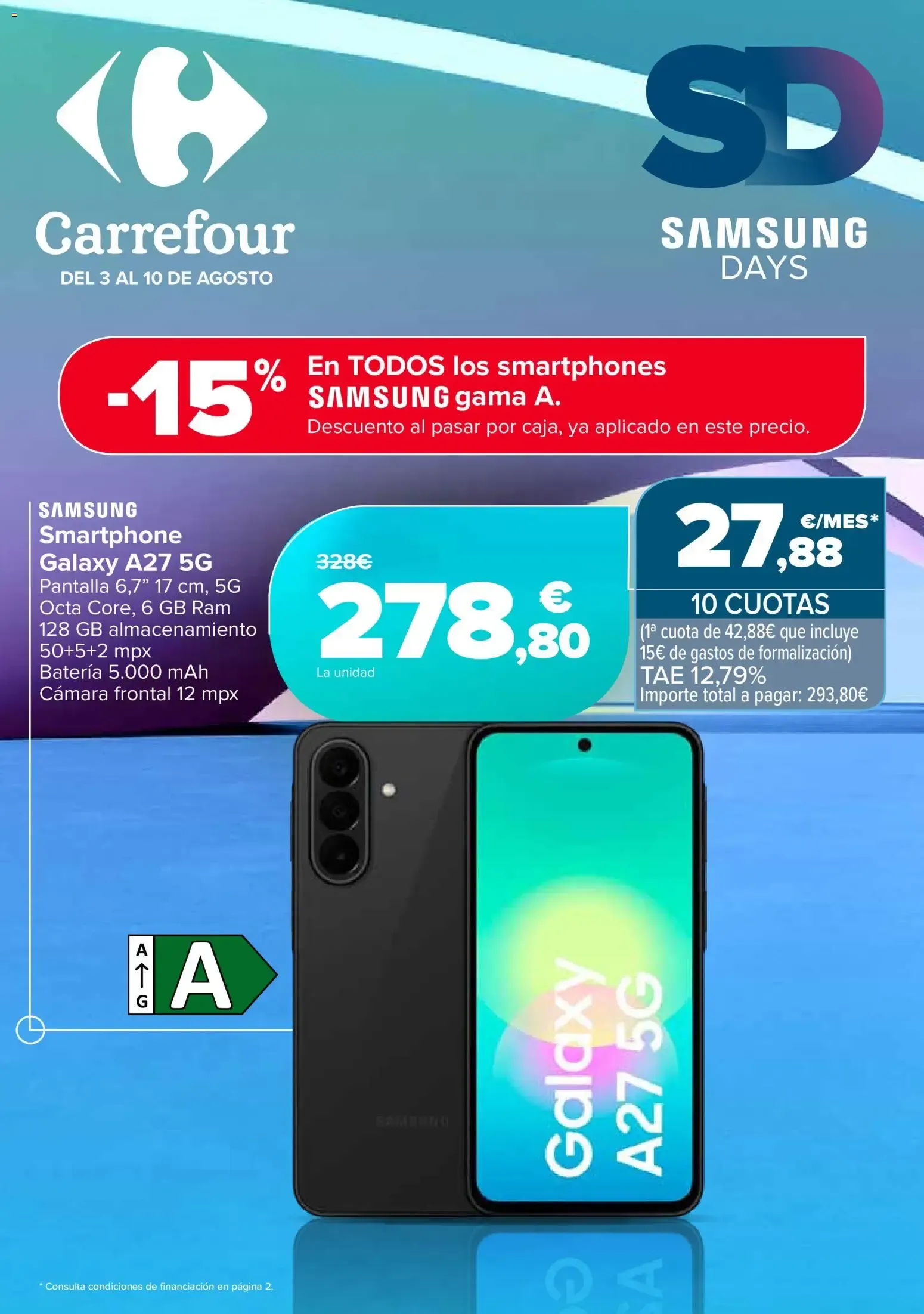 Carrefour Samsung Days del 03/08/2026 | Catálogo