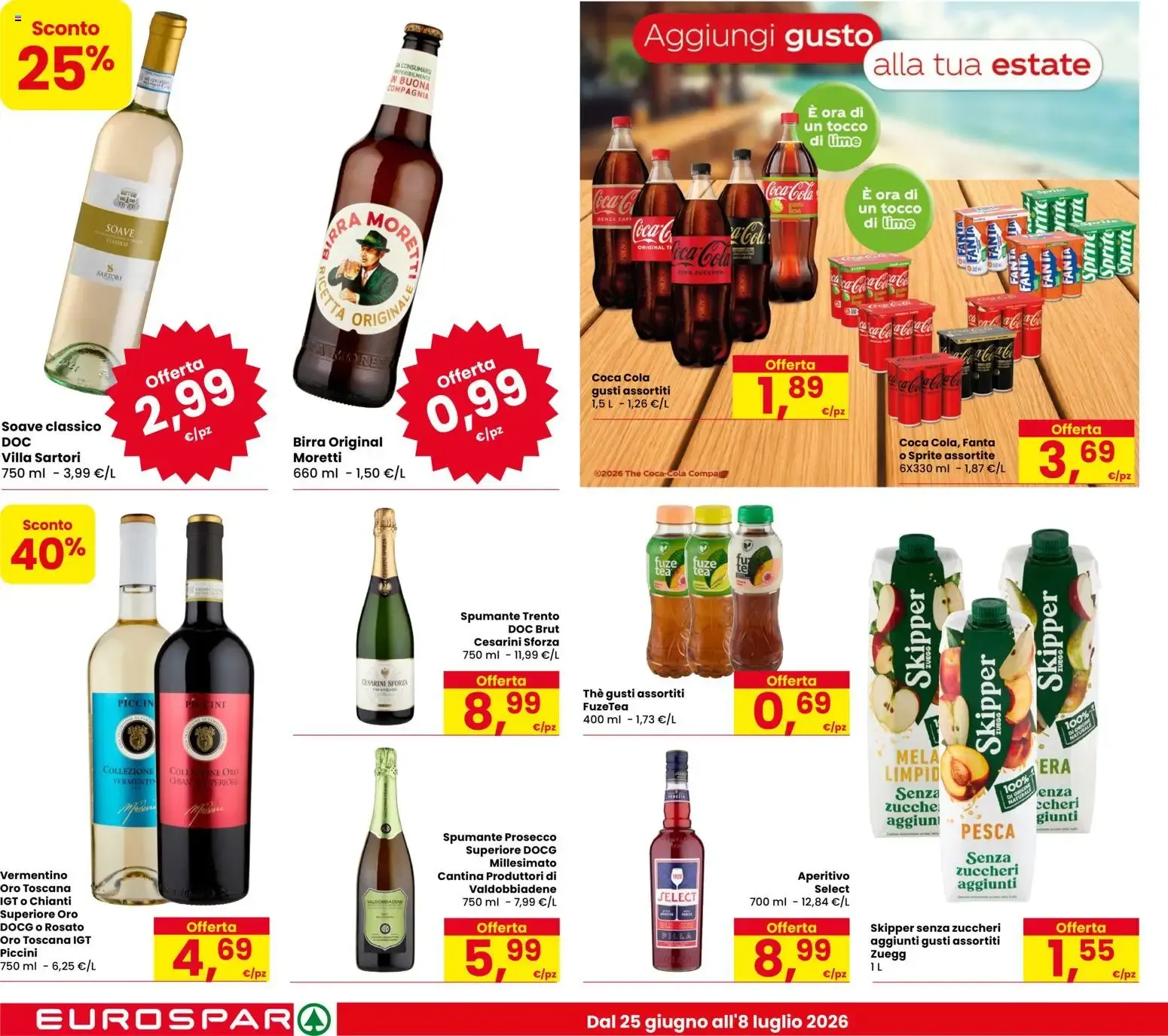 Eurospar volantino dal 25/06/2026 - online Offerte da 25 giugno a 8 luglio di 2026 - Pagina del volantino 14