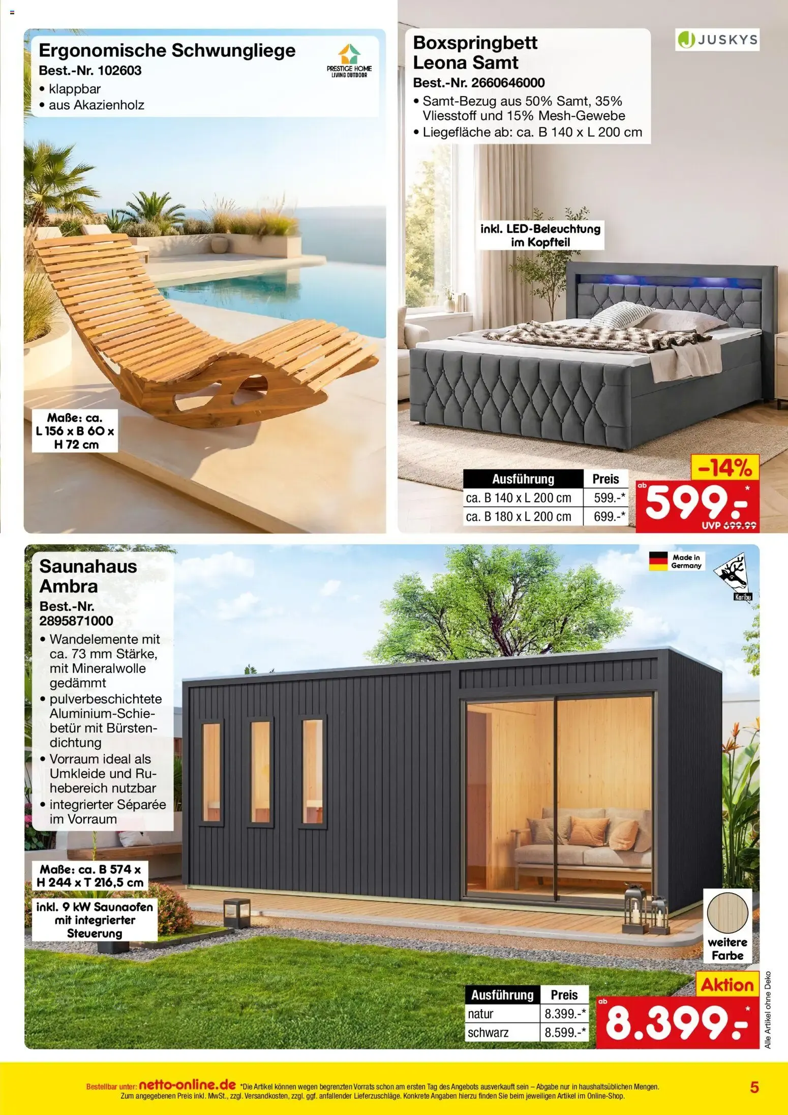 Netto Marken-Discount Online-Angebote Oktober (ab 01.10.2026) » Angebote van 1 oktober tot 31 oktober 2026 - Folder pagina 5