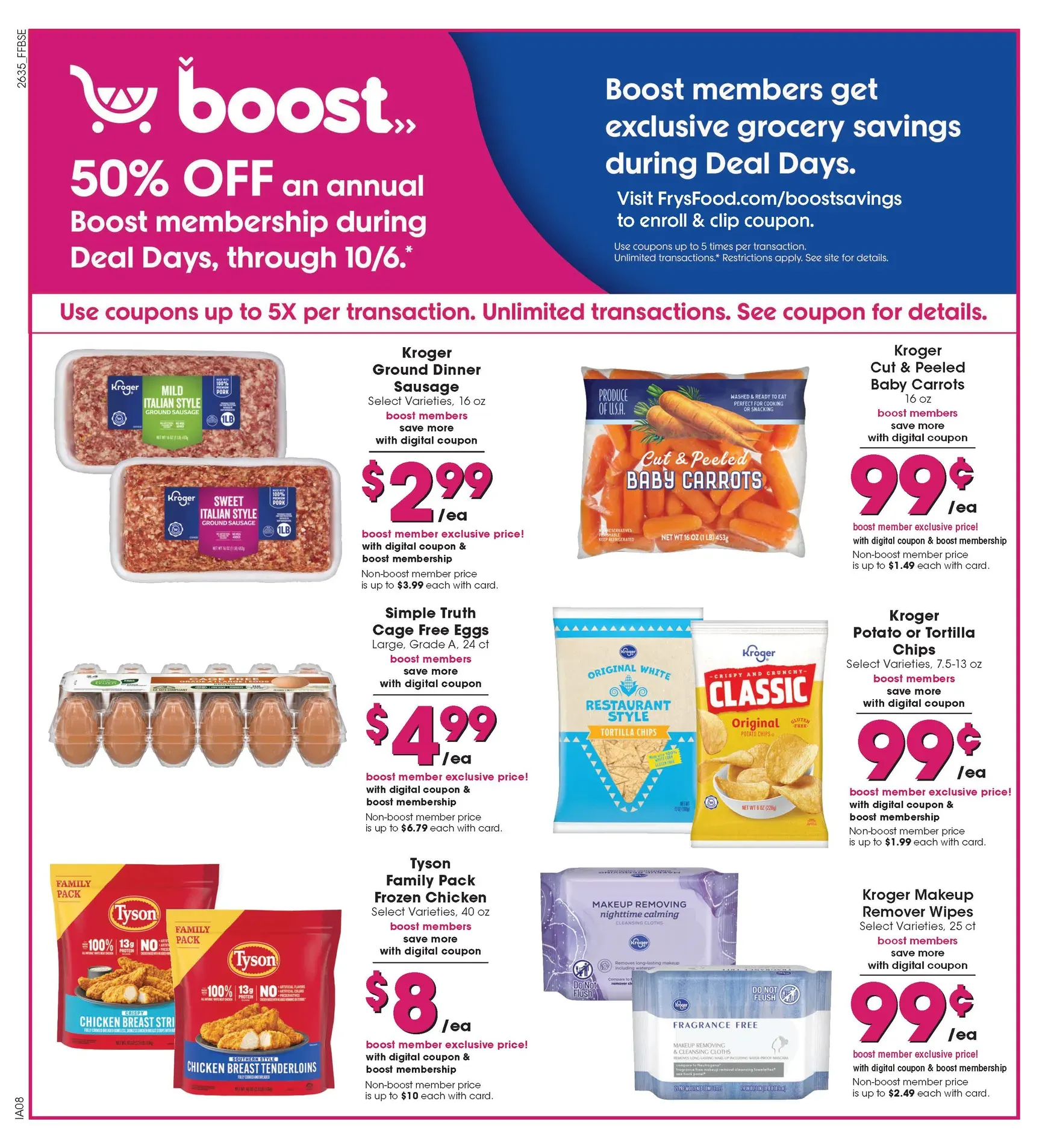 Weekly ad Current Fry's Food Stores leaflet valid from Wednesday 09/30/2026 to Tuesday 10/06/2026 from September 30 to October 6 2026 - Page 8