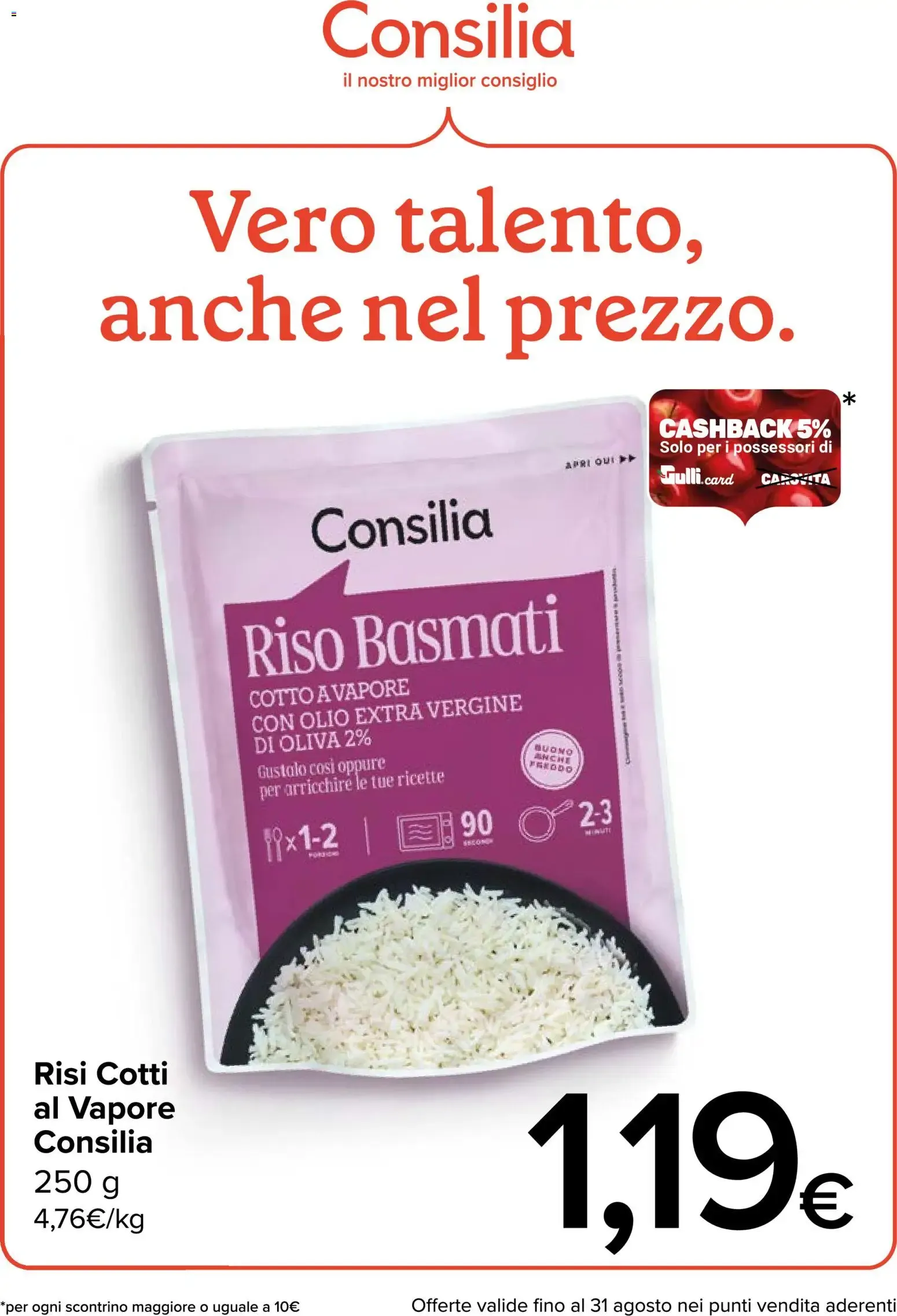 Consilia Riso Basmati da 1 agosto a 31 agosto di 2026 - Pagina del volantino 1