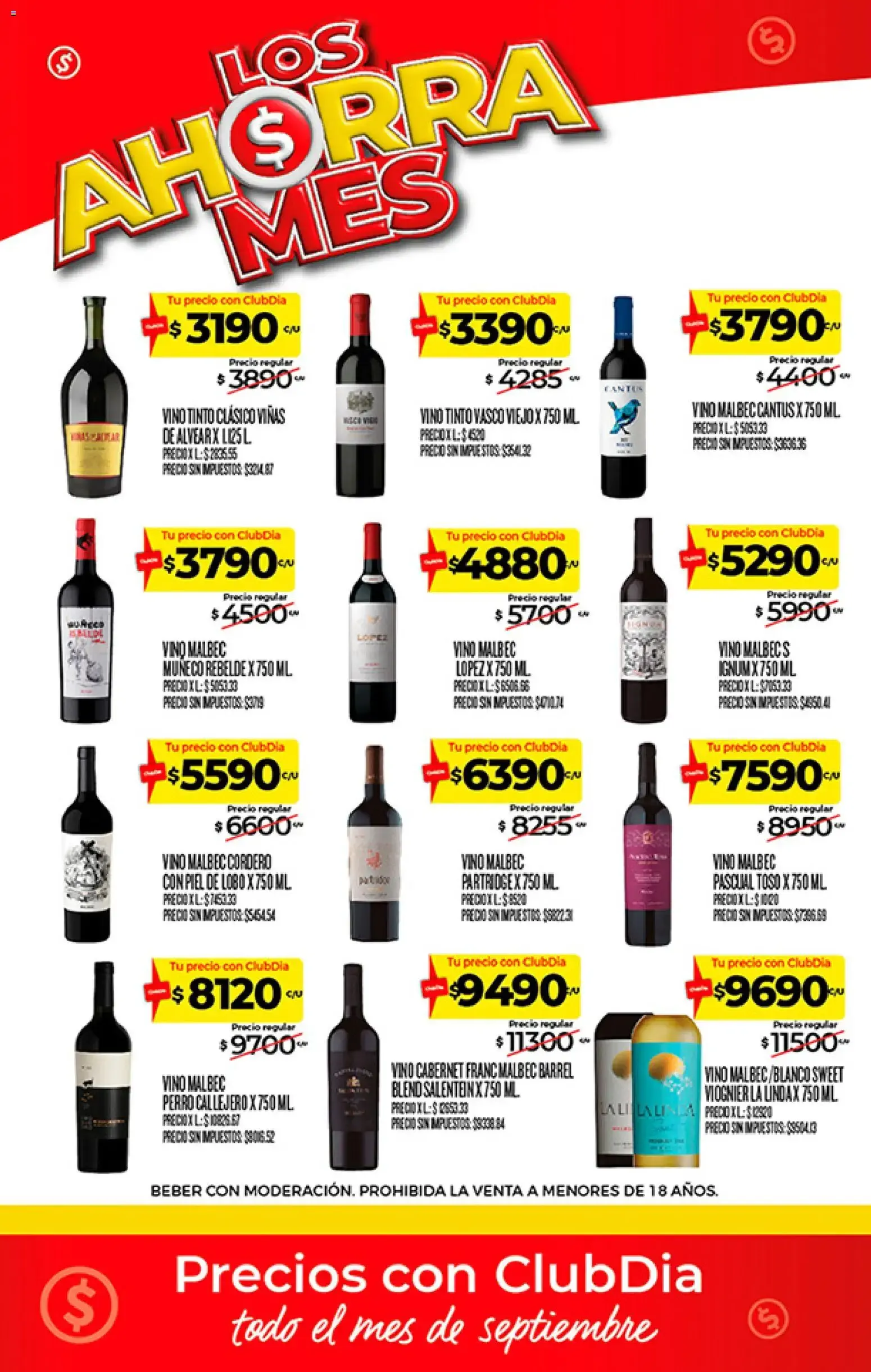 Ofertas de Supermercado DIA - Los Ahorra Mes de Septiembre 1 de septiembre al 30 de septiembre 2026 - Página 12 del catálogo