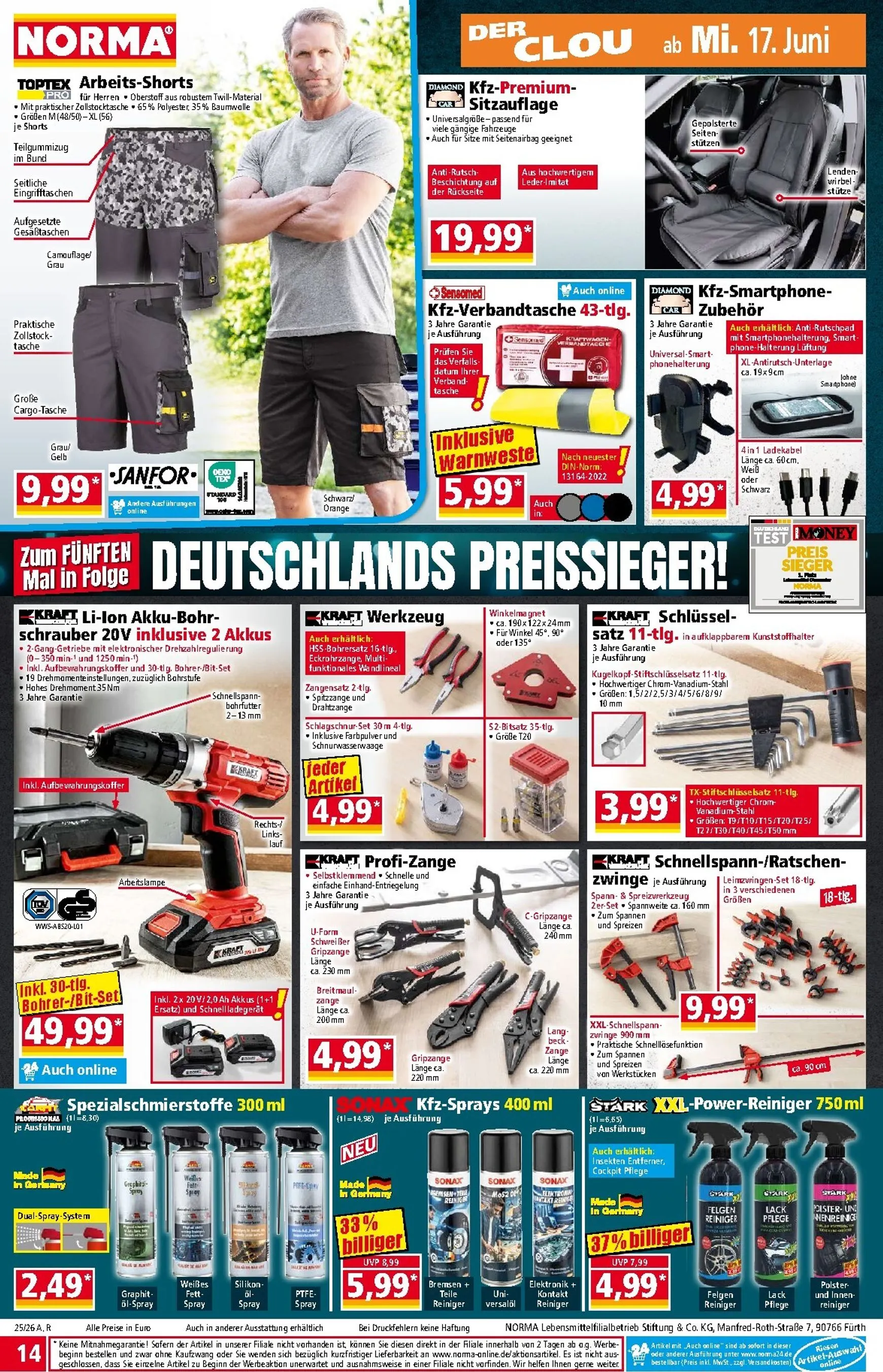 Norma Prospekt – von Montag 15.06.2026 bis Sonntag 21.06.2026 von 15. Juni bis 21. Juni 2026 - Prospekt seite 14