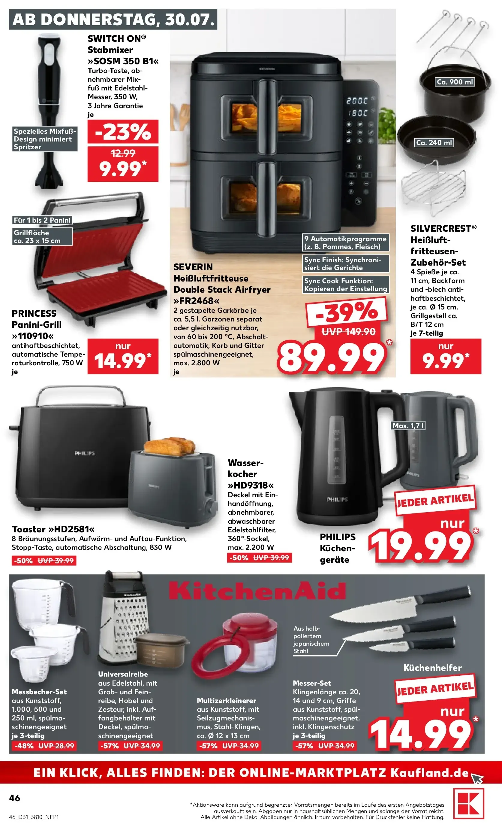 Prospekt Kaufland ab 30.07.2026 » Angebote Online zum Blättern von 30. Juli bis 5. August 2026 - Prospekt seite 46