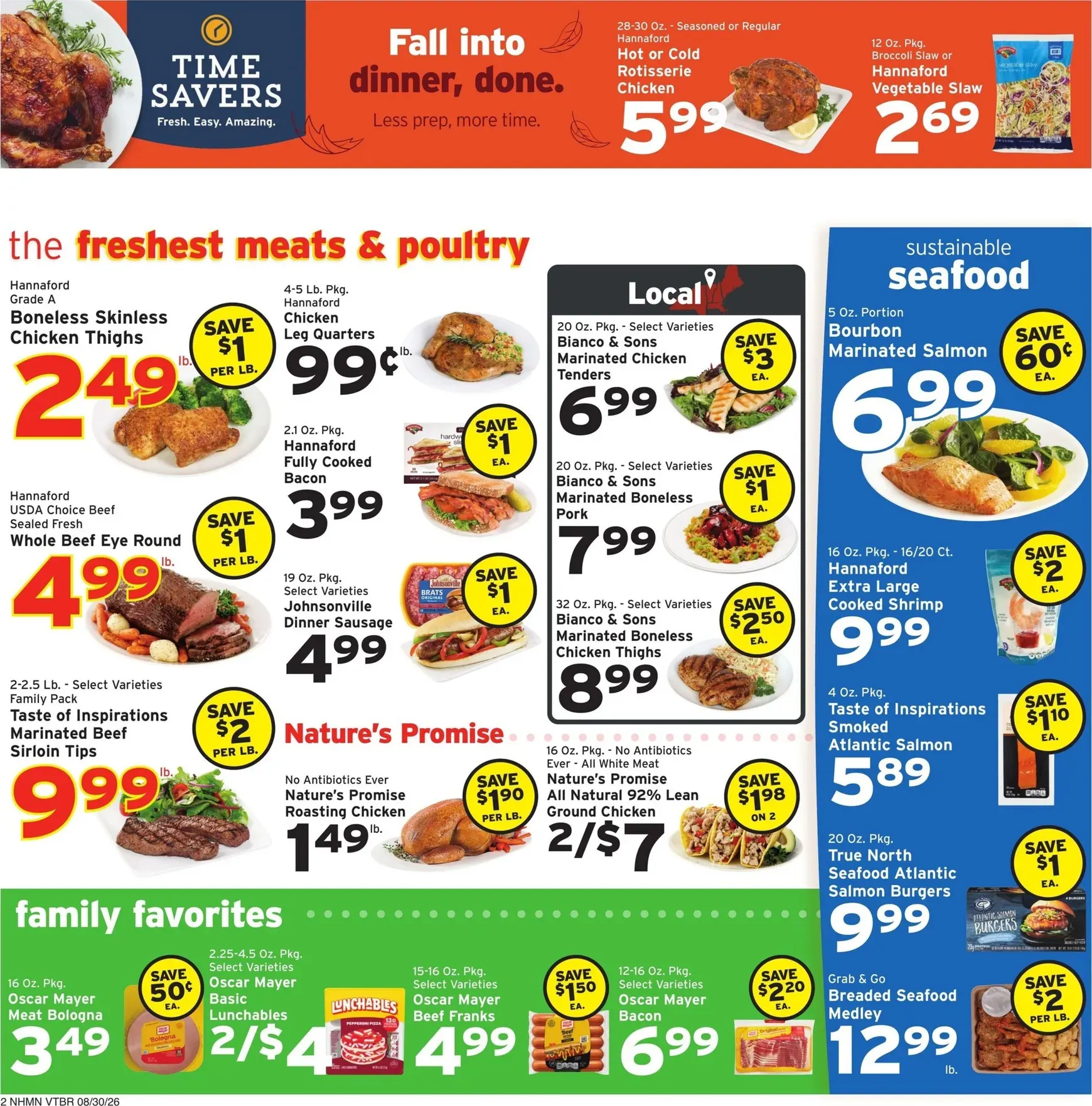 Weekly ad Happy Labor Day! Hannaford from August 30 to September 5 2026 - Page 2