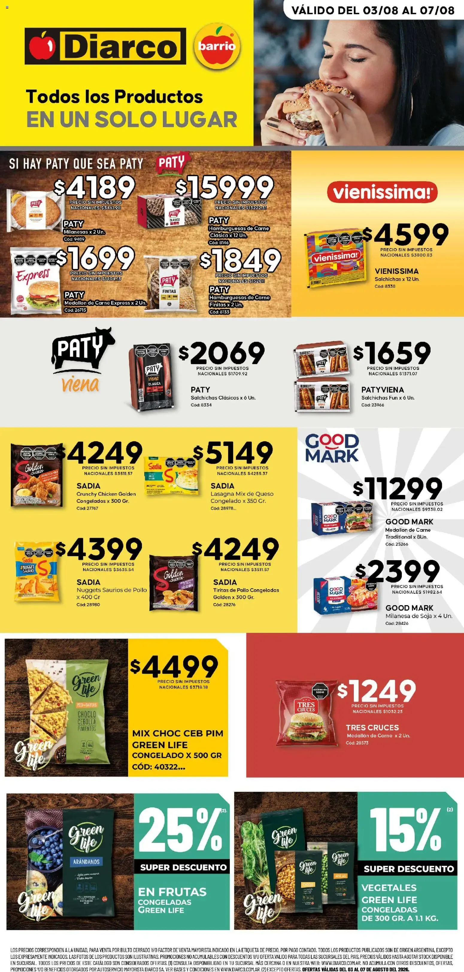 Ofertas de Diarco - Especial Quickfood del 03/08/2026 - 07/08/2026 3 de agosto al 7 de agosto 2026 - Página 1 del catálogo