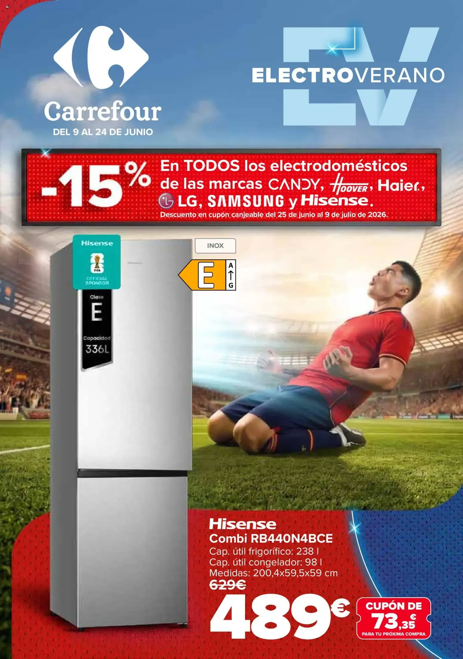 Catálogo de Carrefour Electroverano 9 de junio al 24 de junio 2026 - Página 1