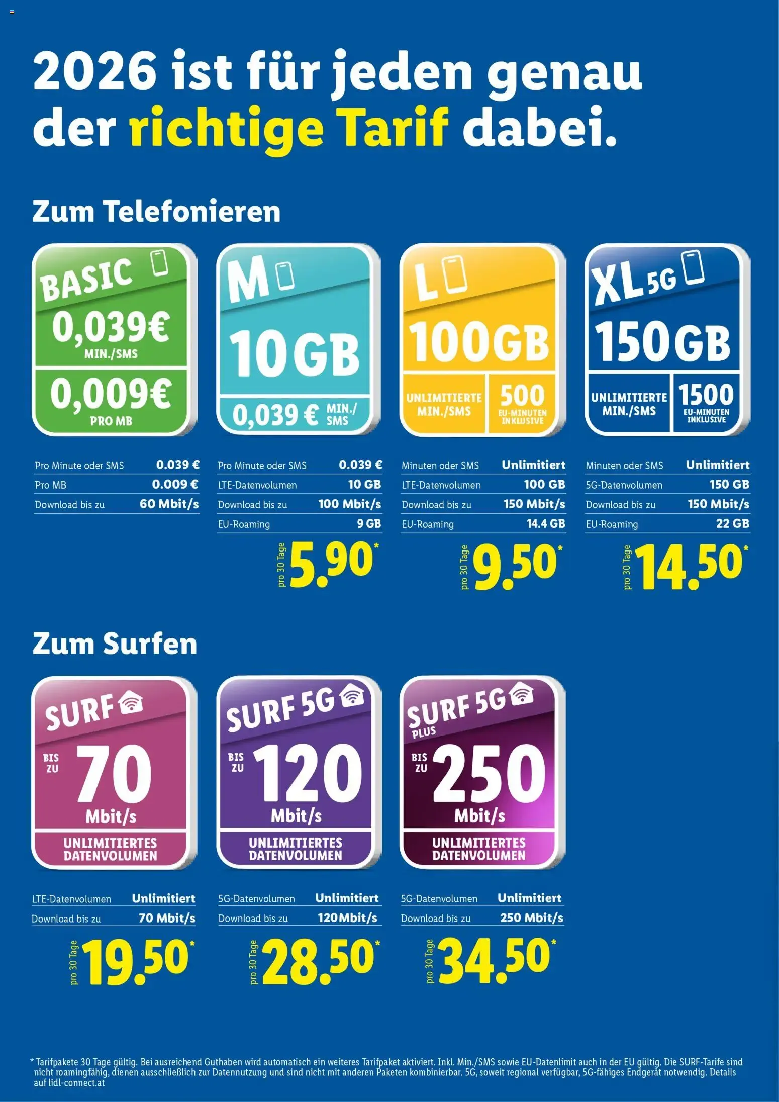Lidl Connect: Mit Lidl Plus mehr zum gleichen Preis lohnt sich. von 5. Mai bis 1. Juli 2026 - Flugblätt seite  2