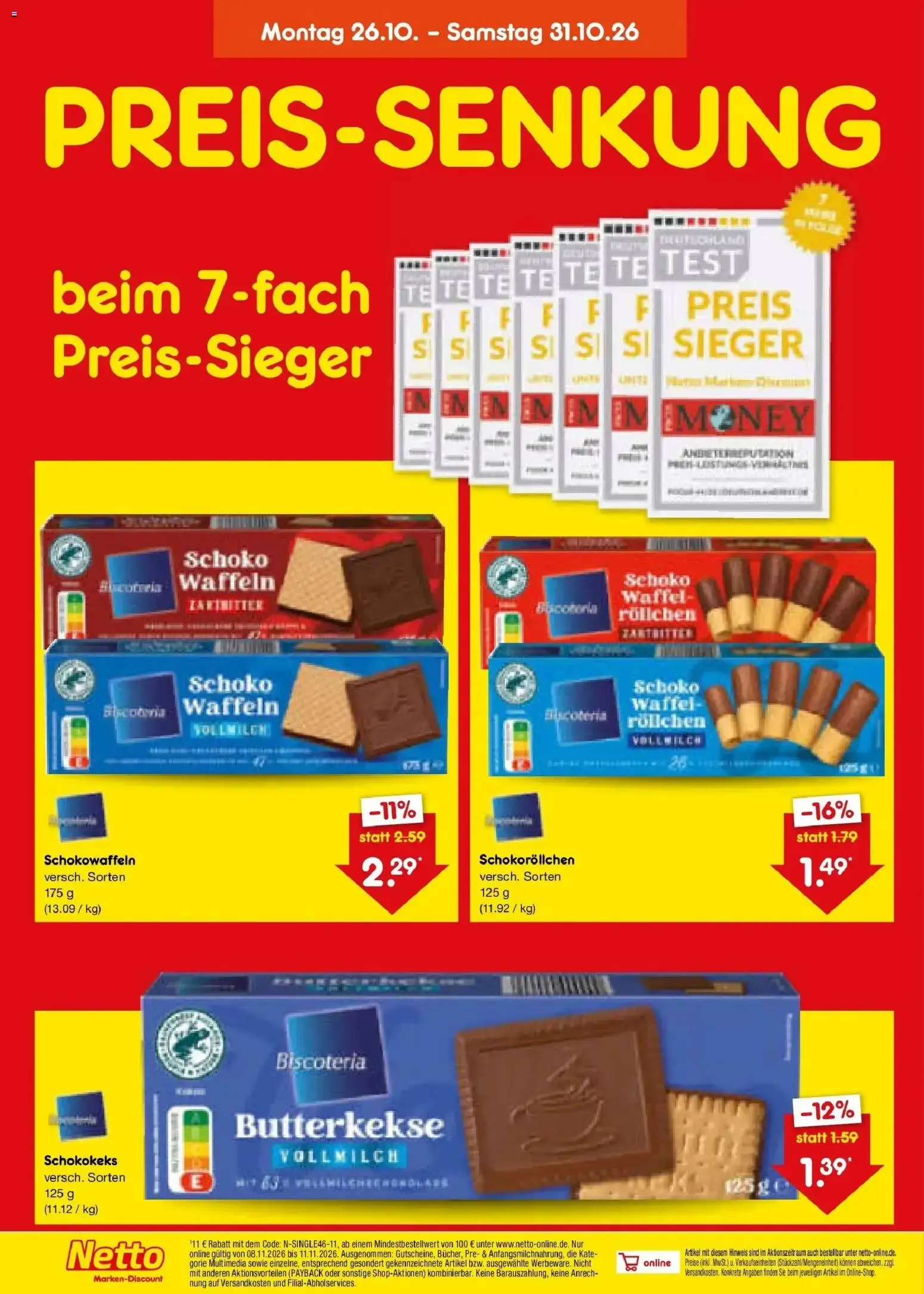 Netto Marken-Discount Prospekt Leipzig (ab 26.10.2026) » Angebote von 26. Oktober bis 30. Oktober 2026 - Prospekt seite 8