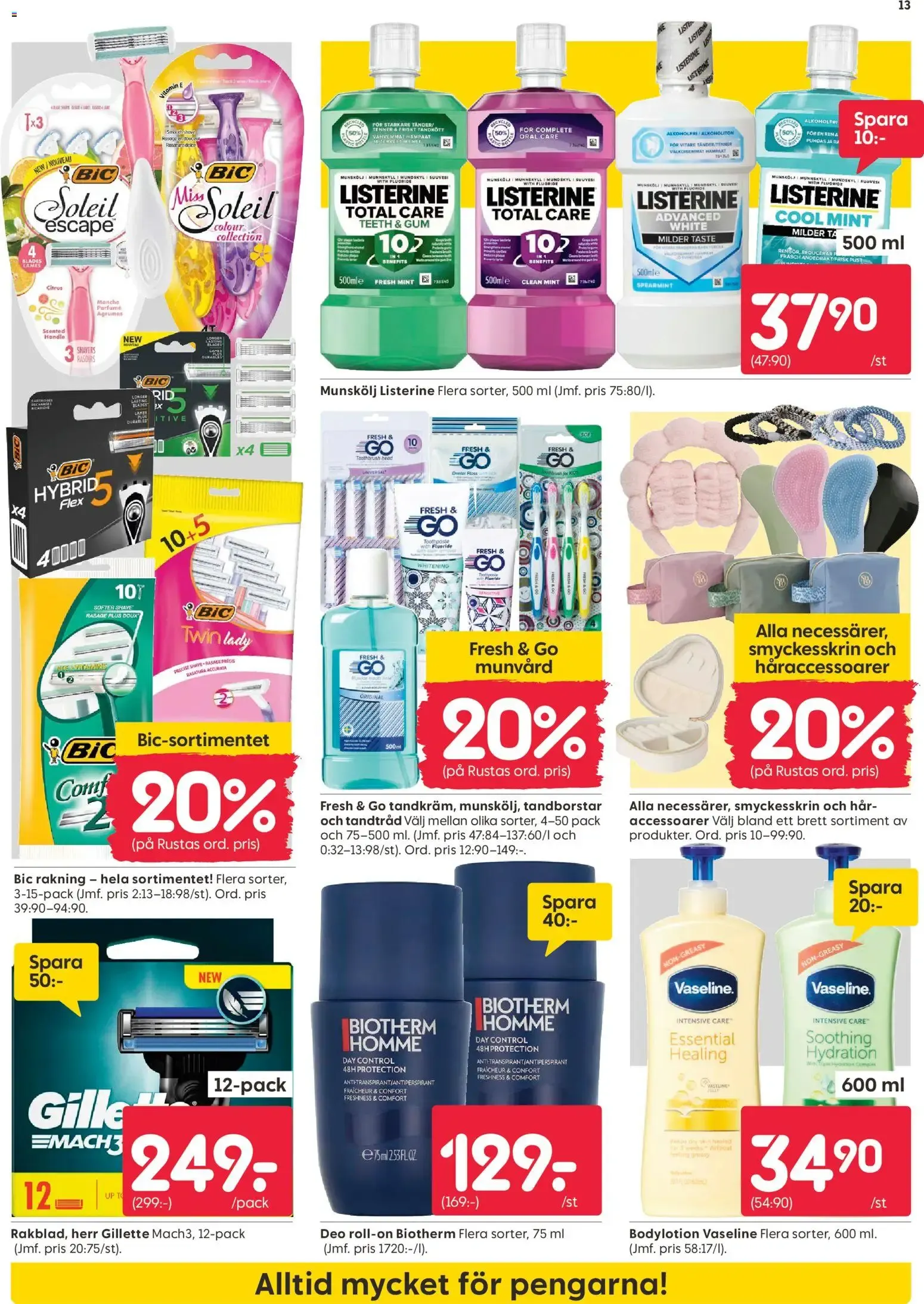 Rusta erbjudanden från 27/07/2026 - 02/08/2026 > Reklamblad nuvarande rabatter från 27 juli till 2 augusti 2026 - Reklamblad sidor 13