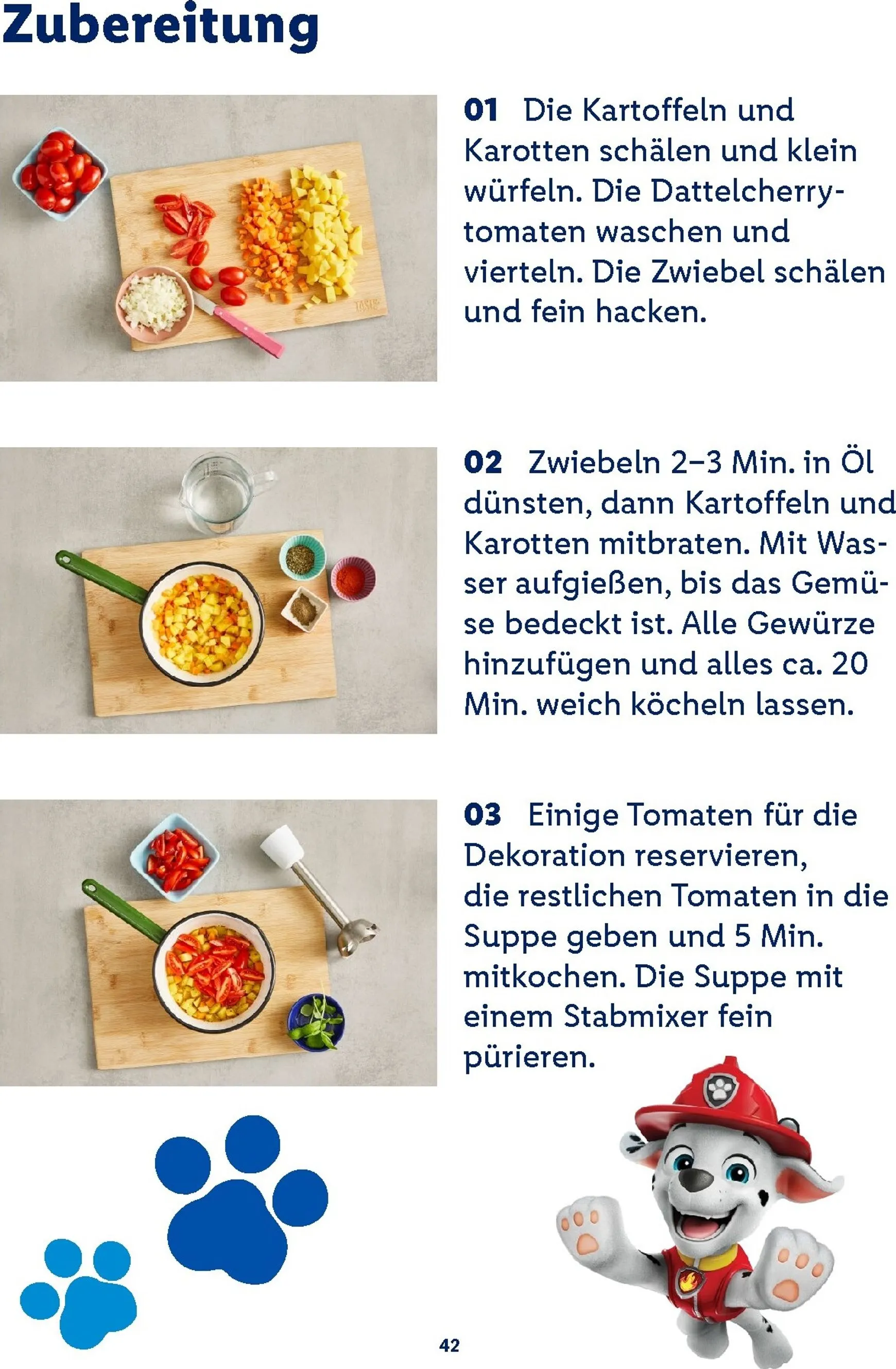 Lidl - Paw Patrol Rezeptheft Prospekt – von Montag 20.07.2026 bis Sonntag 23.08.2026 von 20. Juli bis 23. August 2026 - Prospekt seite 42