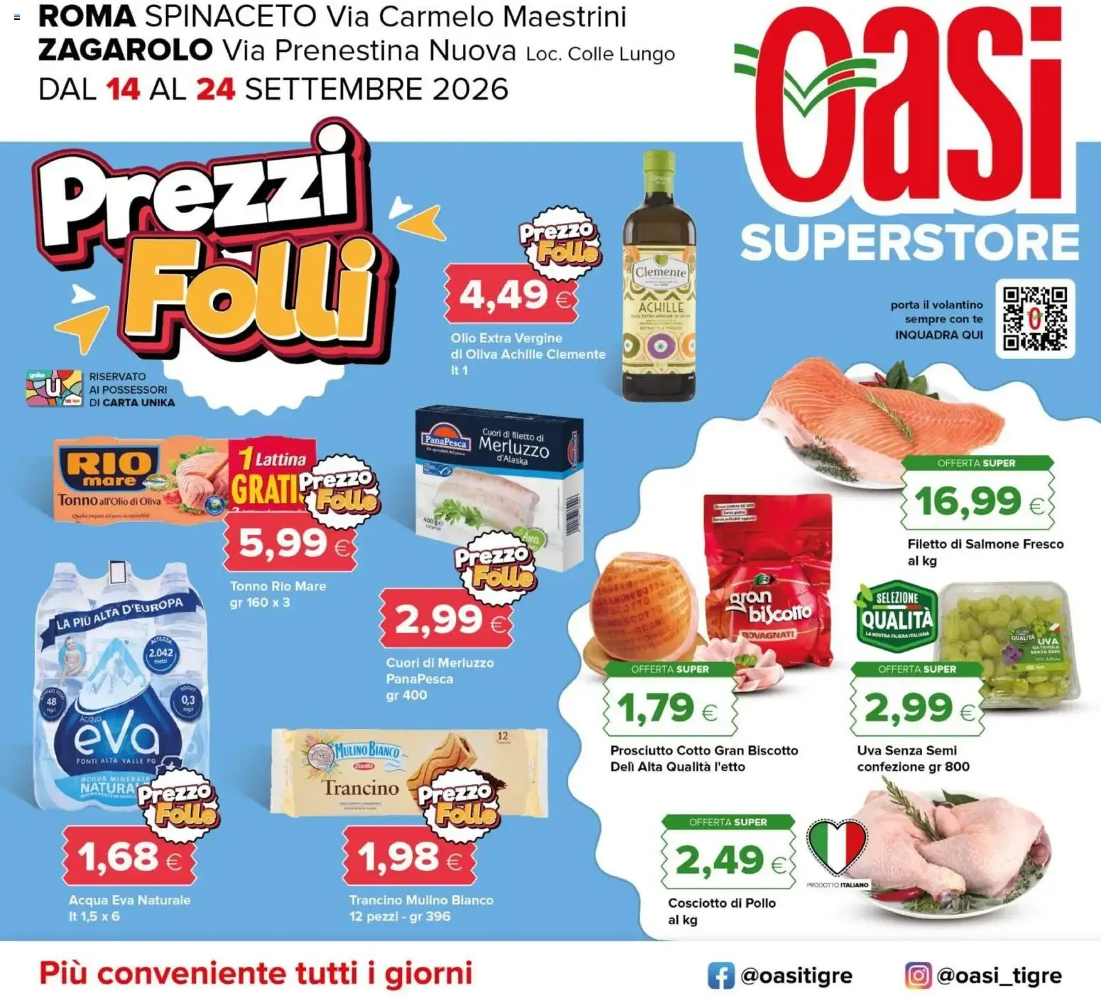Nuovo Oasi volantino Roma dal 14/09/2026 > offerte anteprima 🛍️ da 14 settembre a 24 settembre di 2026 - Pagina del volantino 1