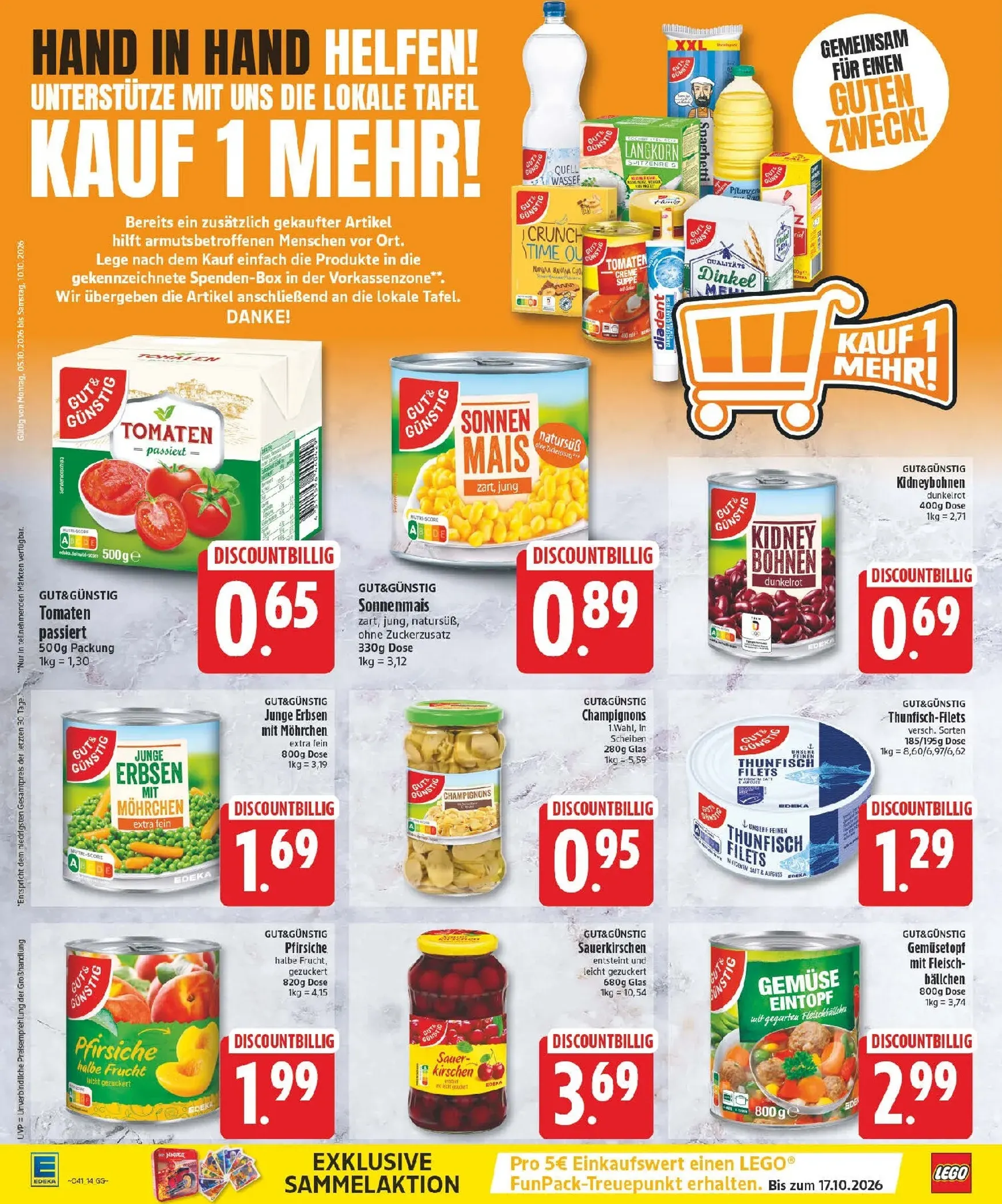 Edeka Prospekt nächste Woche – von Montag 05.10.2026 bis Samstag 10.10.2026 von 5. Oktober bis 10. Oktober 2026 - Prospekt seite 14