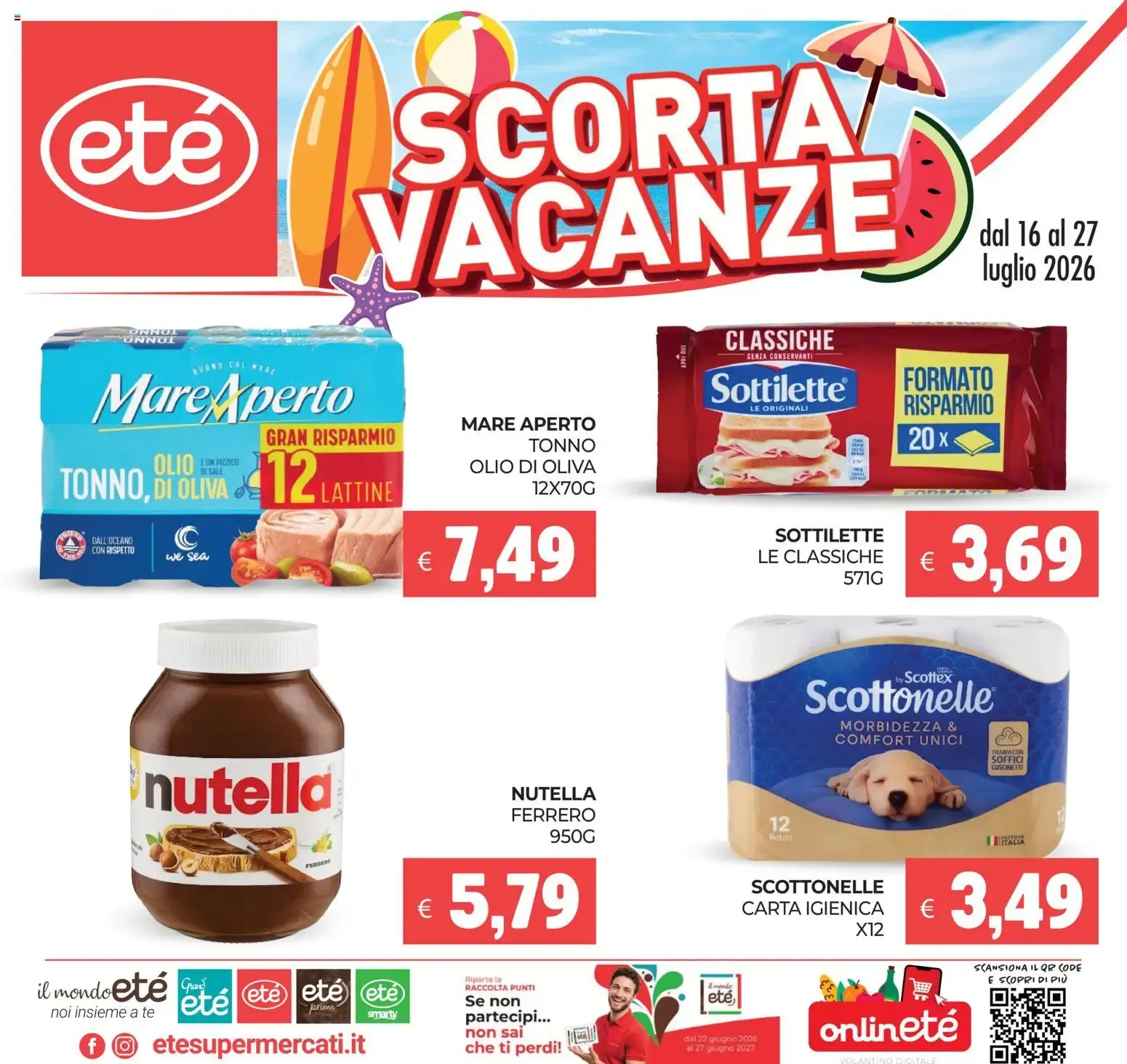 Eté Scorta Vacanze da 16 luglio a 27 luglio di 2026 - Pagina del volantino 1