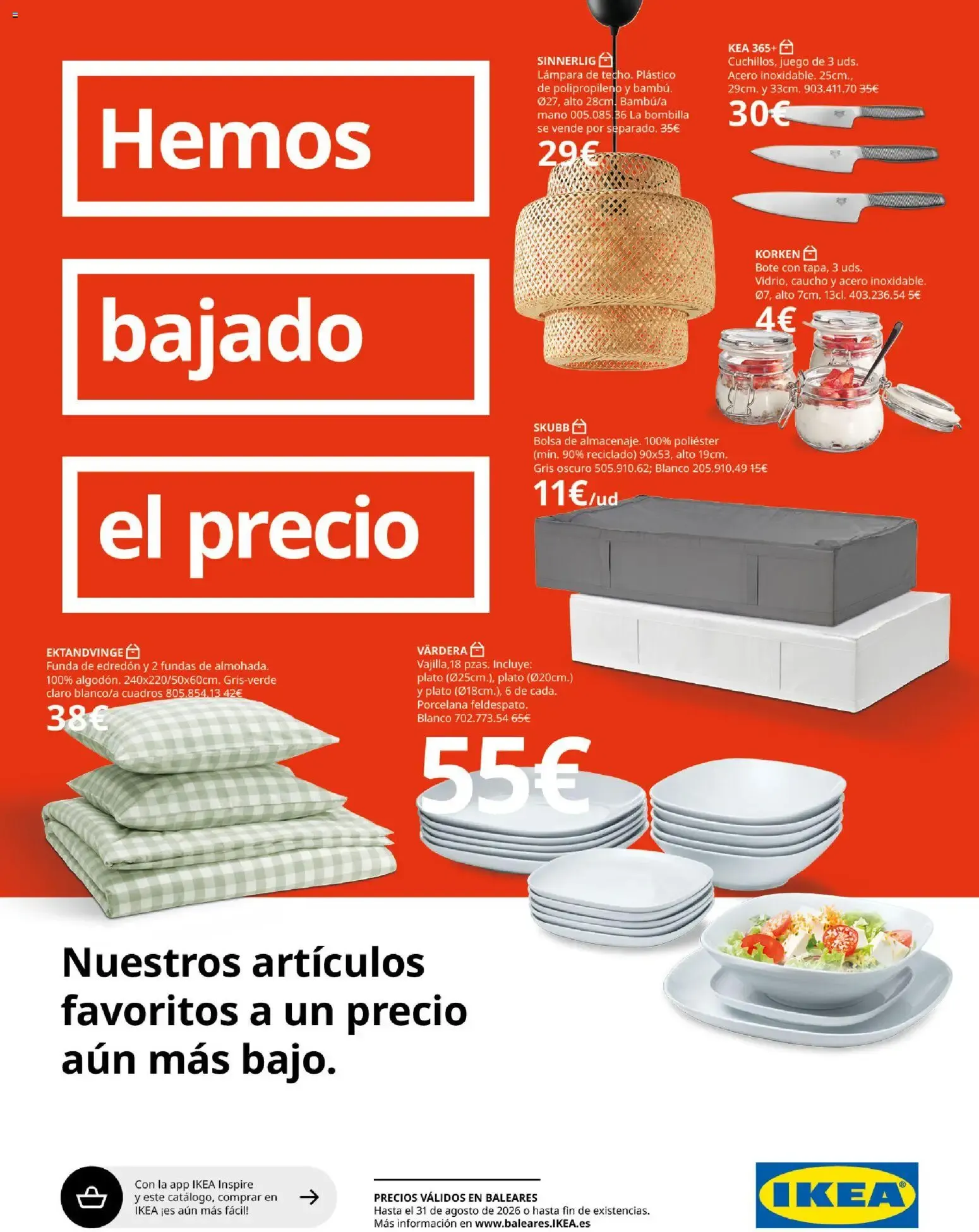 Catálogo de IKEA - Hemos bajado el precio del 01/04/2026 1 de abril al 31 de agosto 2026 - Página 1