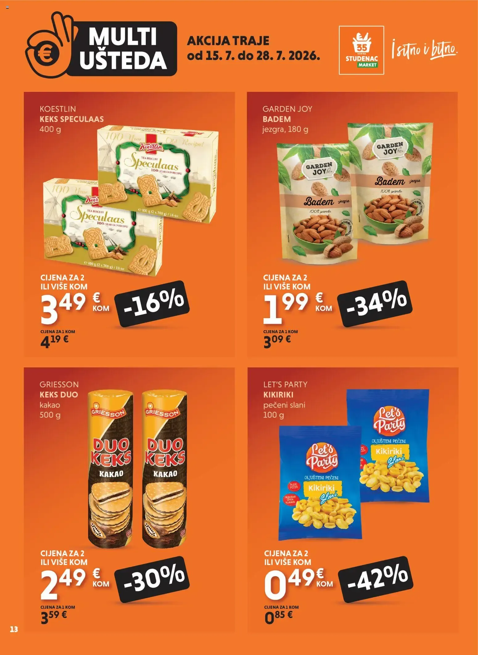 Katalog Multi Ušteda od 15. srpnja do 28. srpnja 2026. - Pregled Stranica 13