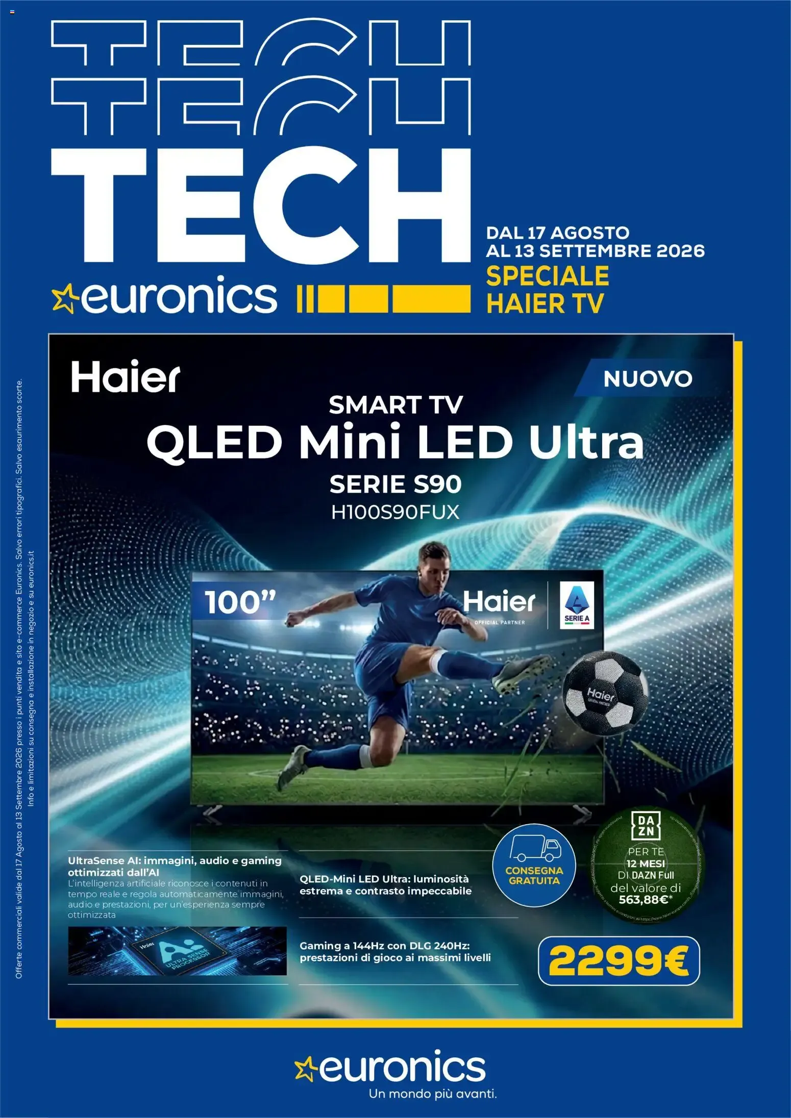 Nuovo Euronics volantino Haier TV dal 17/08/2026 > offerte anteprima 🛍️