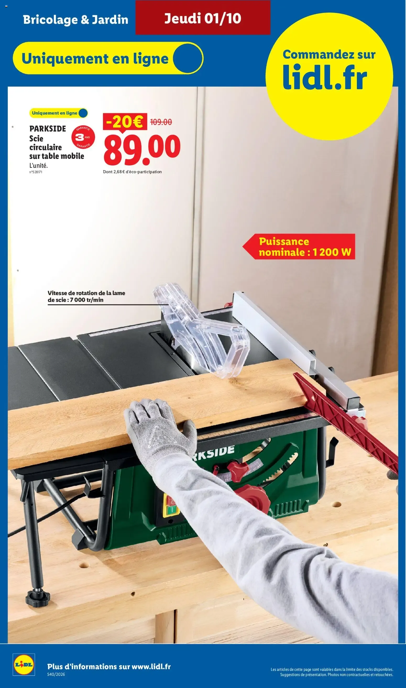 Catalogue LIDL du 28/09/2026 | Promo prospectus en ligne du 28 septembre au 1 octobre 2026 - Catalogue page 12