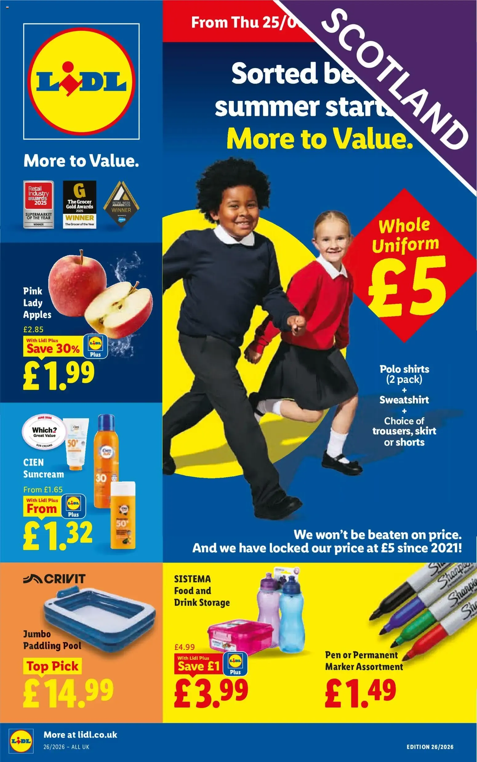 Weekly Offers Lidl Scotland (25/06/2026 - 01/07/2026) - Offers Online from 25 June to 1 July 2026 - Catalogue Page 1