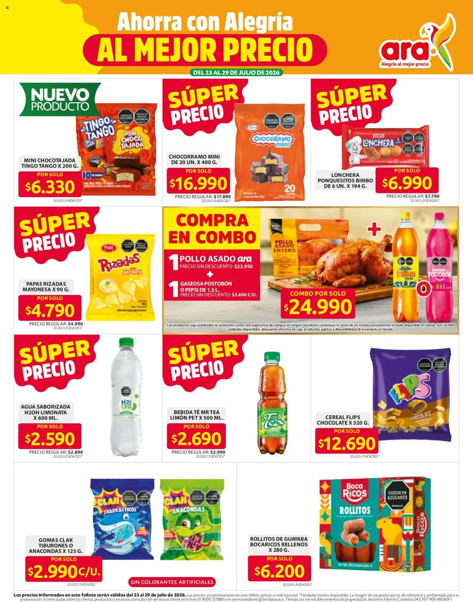 Catalogo de Tiendas Ara: Los Precios Más Bajos 23 de julio al 29 de julio 2026 - Pag 4