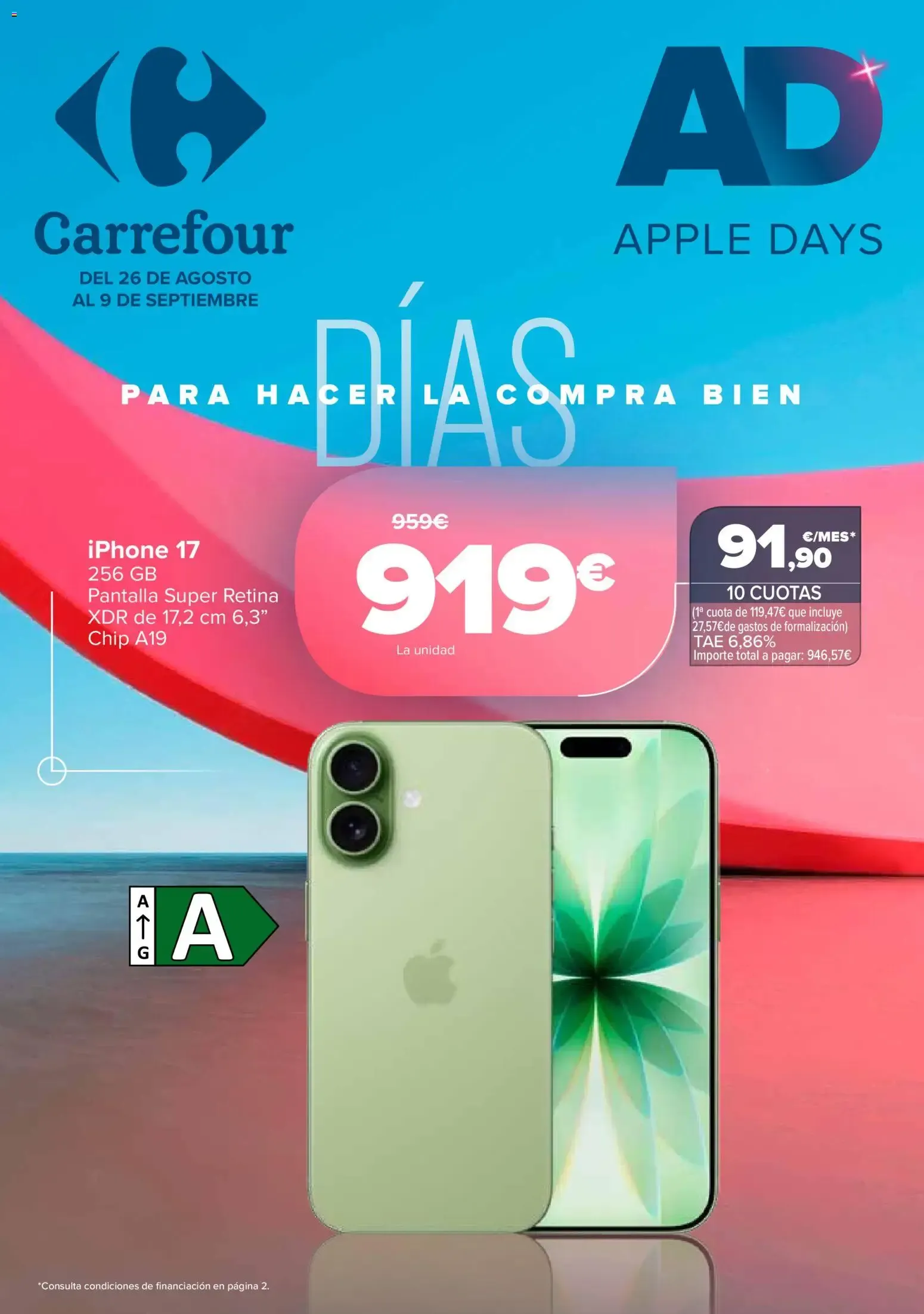 Catálogo de Carrefour Apple Days 26 de agosto al 9 de septiembre 2026 - Página 1