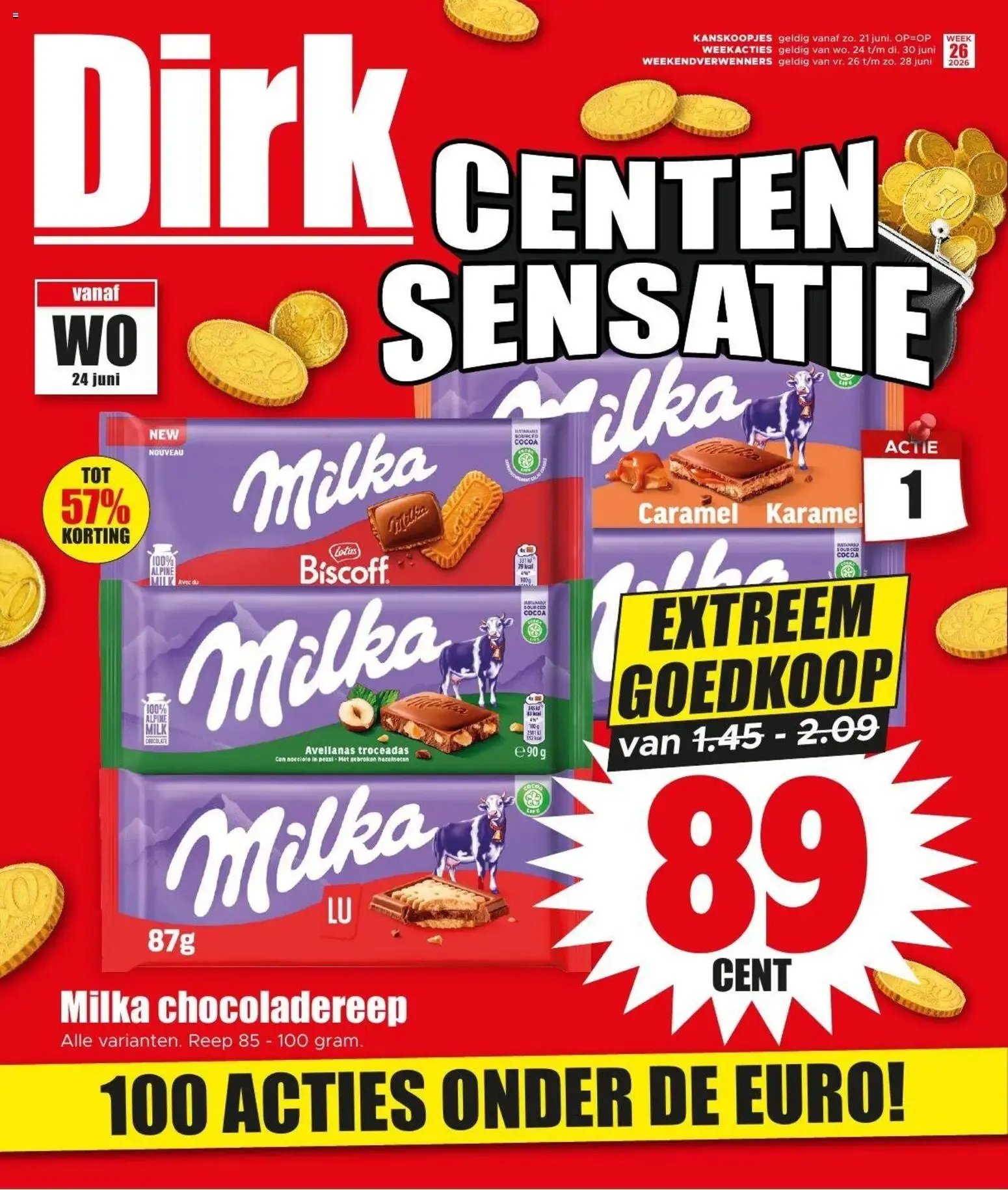 Dirk Centen Sensatie van 24 juni tot 30 juni 2026 - Folder pagina 1