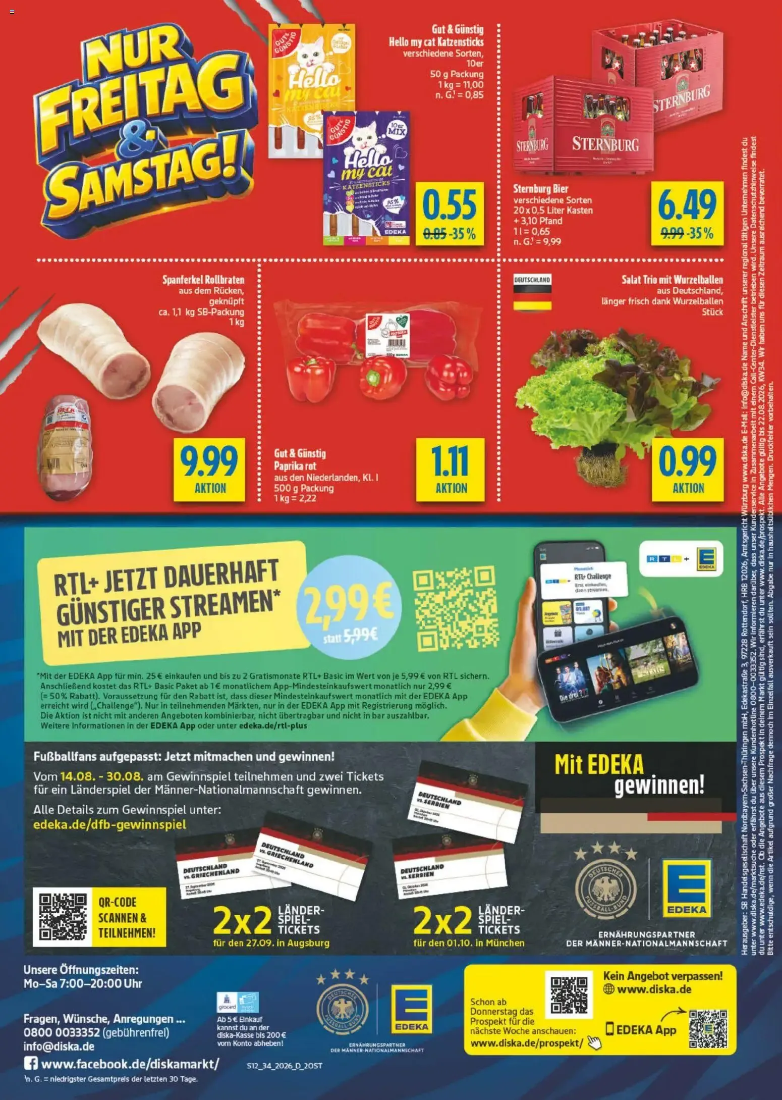Diska Prospekt (ab 17.08.2026) zum Blättern von 17. August bis 22. August 2026 - Prospekt seite 12