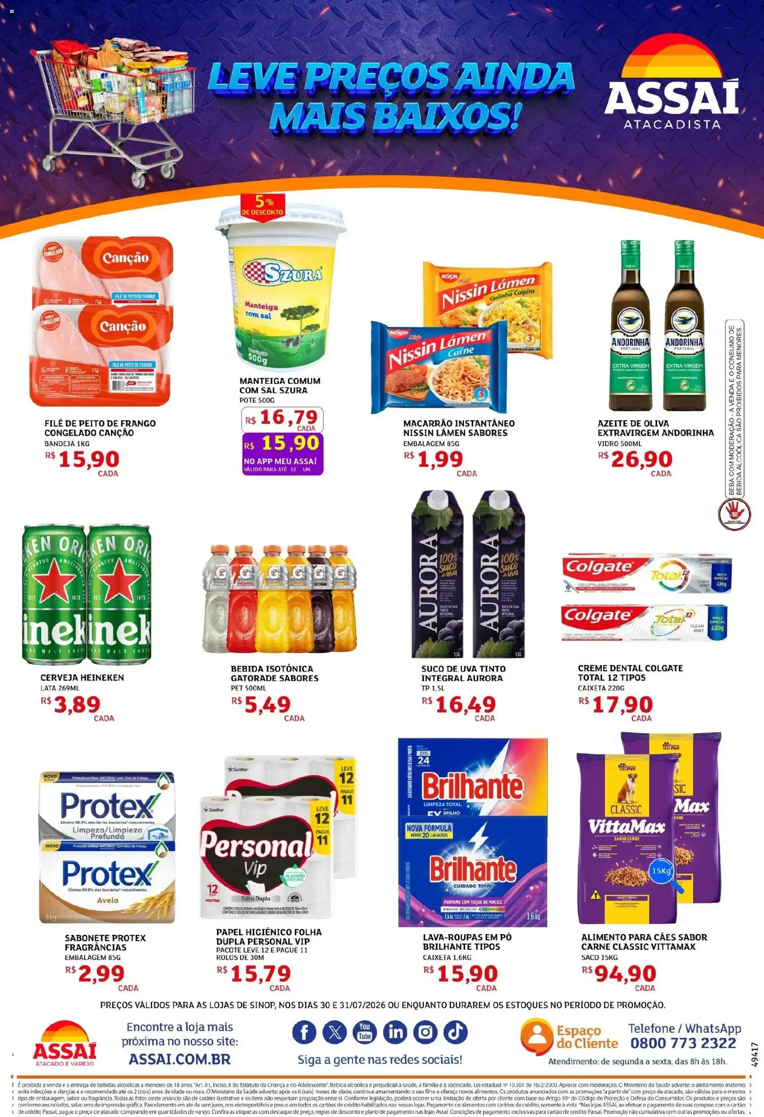 Encarte de Assaí Atacadista ofertas - MT de 30/07/2026 | Promoções Online 30 de julho até 31 de julho 2026 - Pagina 2