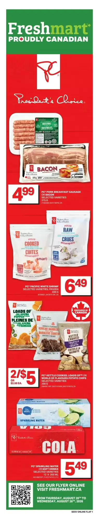 Freshmart flyer week 34 from August 20 to August 26 2026 - flyer page 1