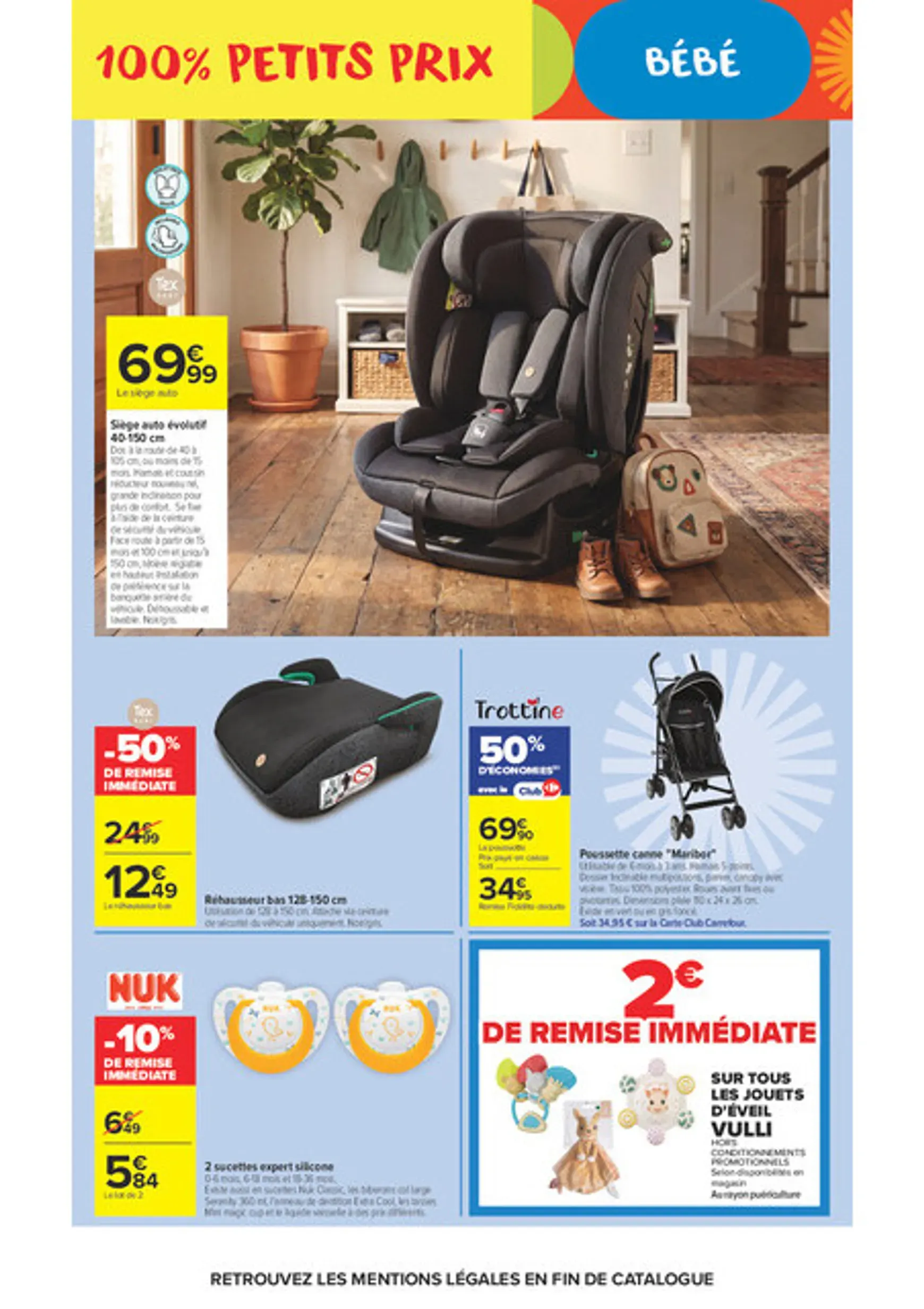 Current Carrefour Market - 100% Petits Prix leaflet valid from du mardi 25/08/2026 to du dimanche 06/09/2026 du 25 août au 6 septembre 2026 - Catalogue page 19