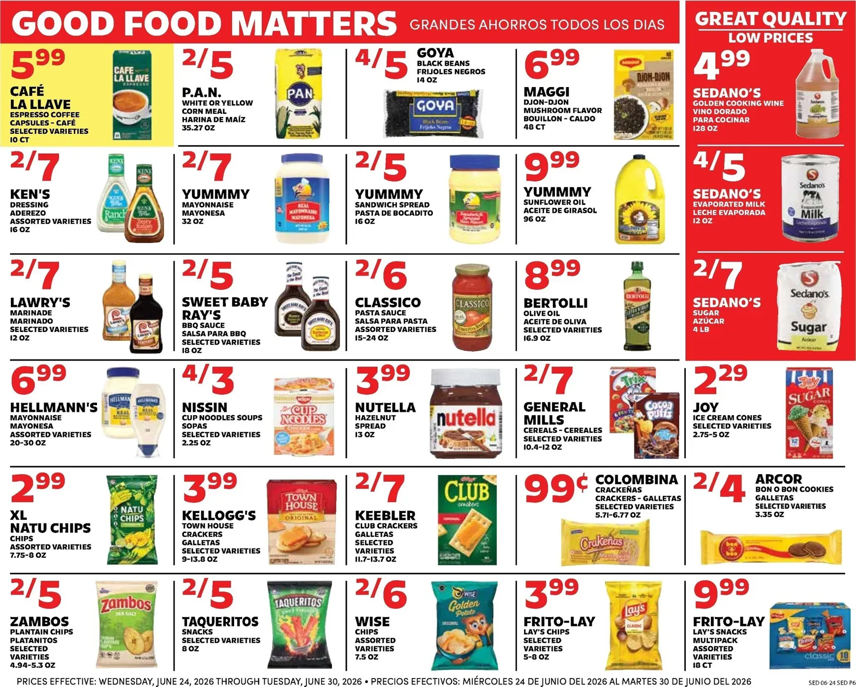 Weekly ad Sedano's Weekly Specials from June 24 to June 30 2026 - Page 6