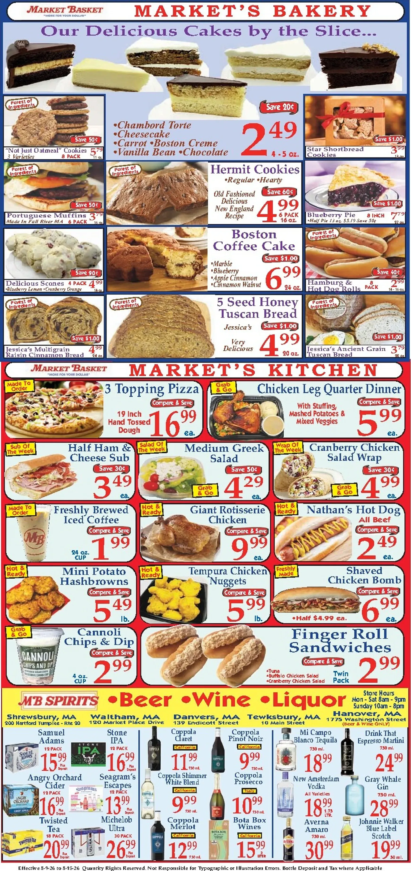 Weekly ad Current Market Basket leaflet valid from Sunday 08/09/2026 to Saturday 08/15/2026 from August 9 to August 15 2026 - Page 8