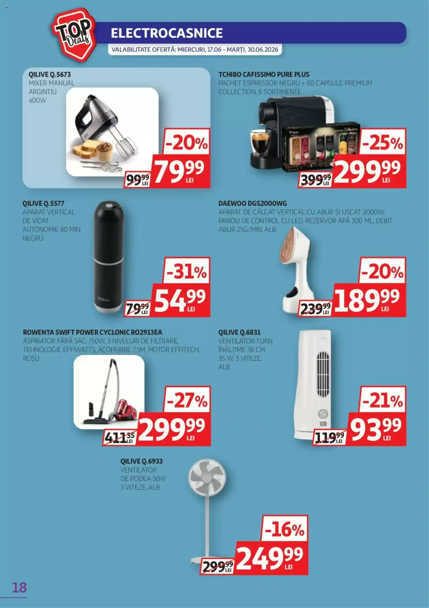 Catalog Auchan: 20 Aniversario y Ofertas Diarias de la 17 iunie până la 30 iunie 2026 - Revista Pagina 18