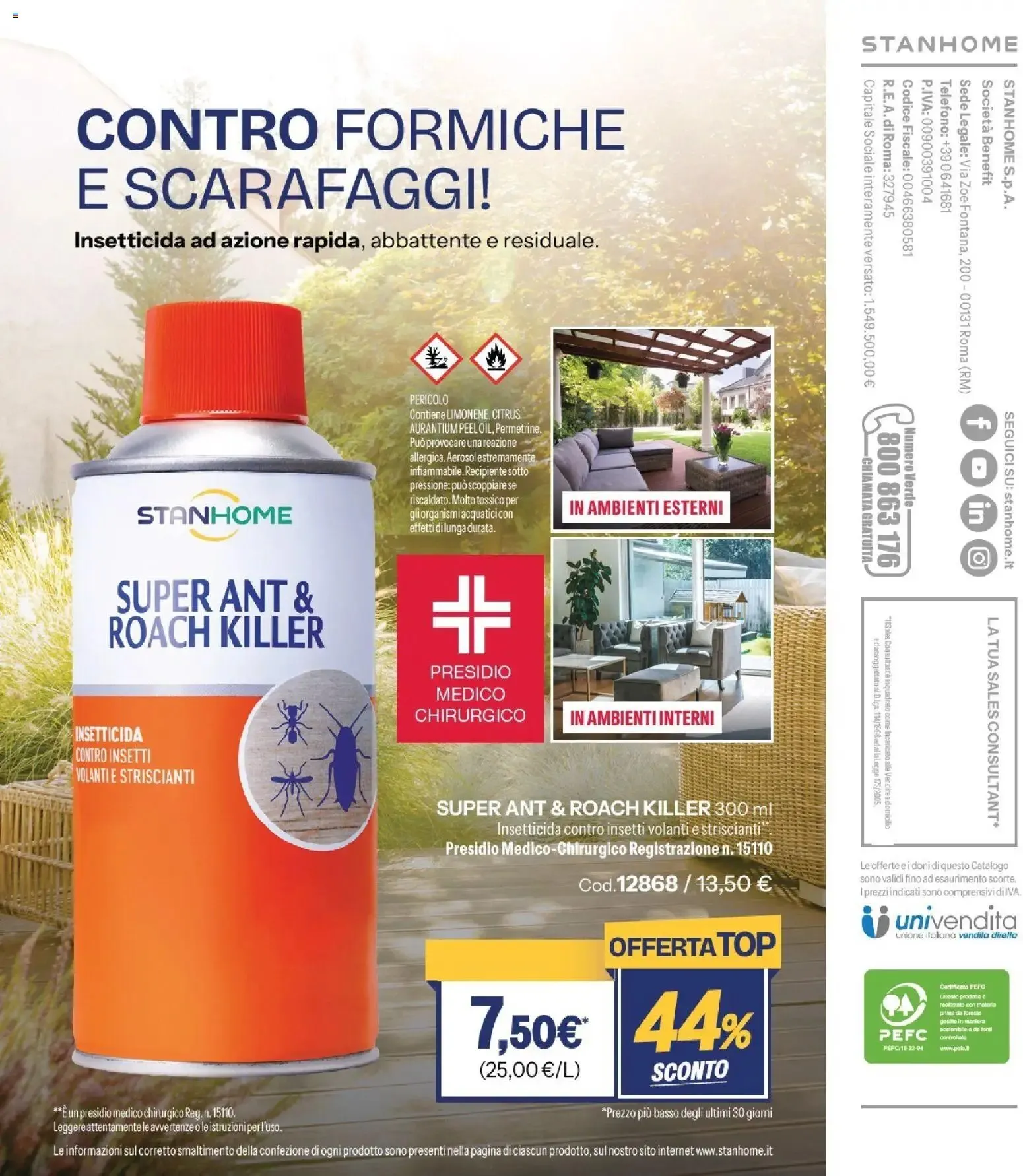 Stanhome Super Ant & Roach Killer - Contro Formiche e Scarafaggi!