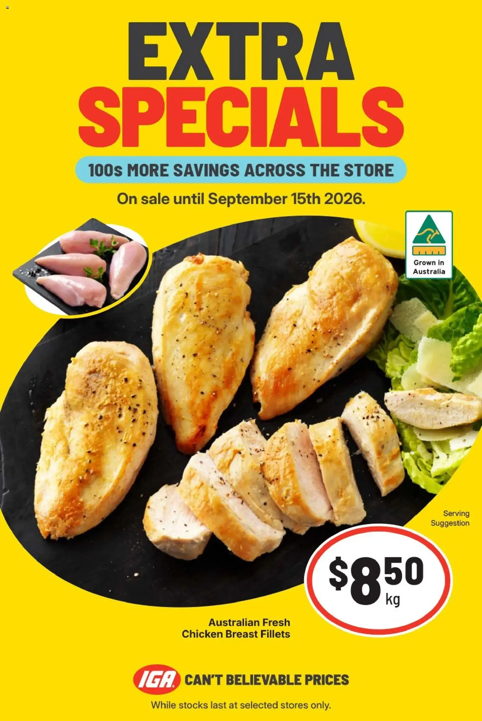IGA Extra Specials - Catalogue valid from 9 September to 15 September 2026 - page 1