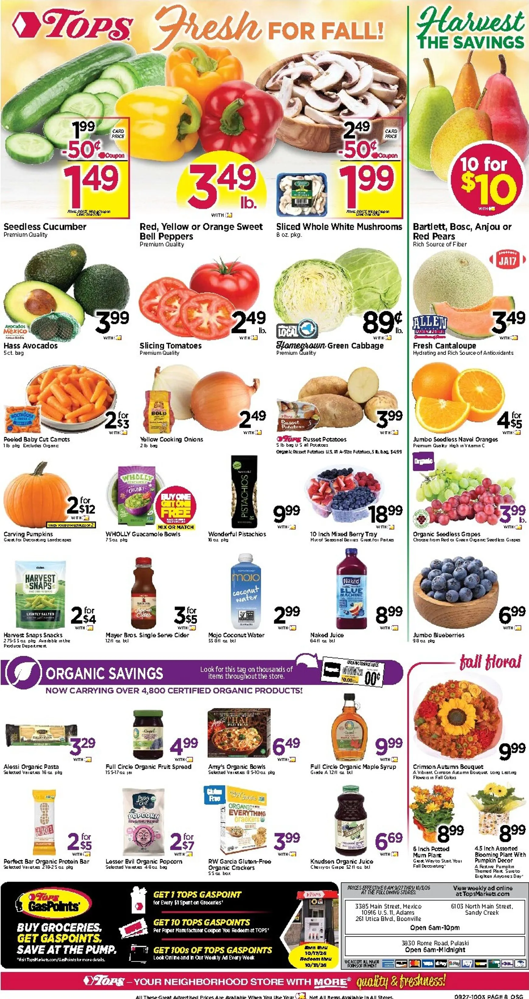 Weekly promotion My Tops Days spanning from September 27 to October 3 2026 - Page 10 for Catalogue 365
