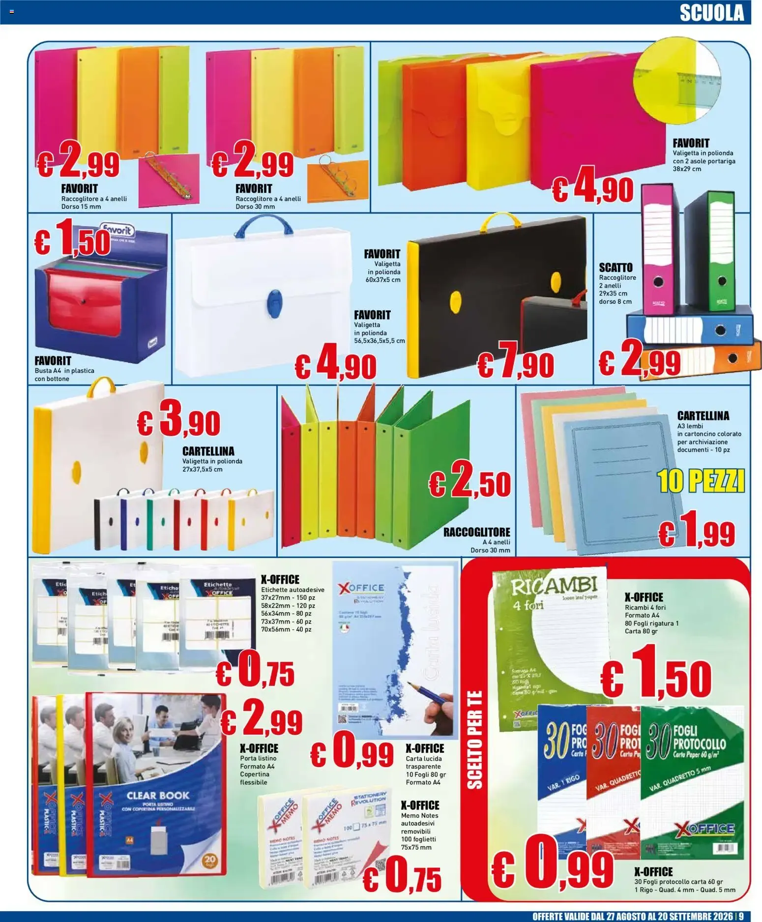 LA SCUOLA DEL RISPARMIO Casalandia da 27 agosto a 20 settembre di 2026 - Pagina del volantino 9