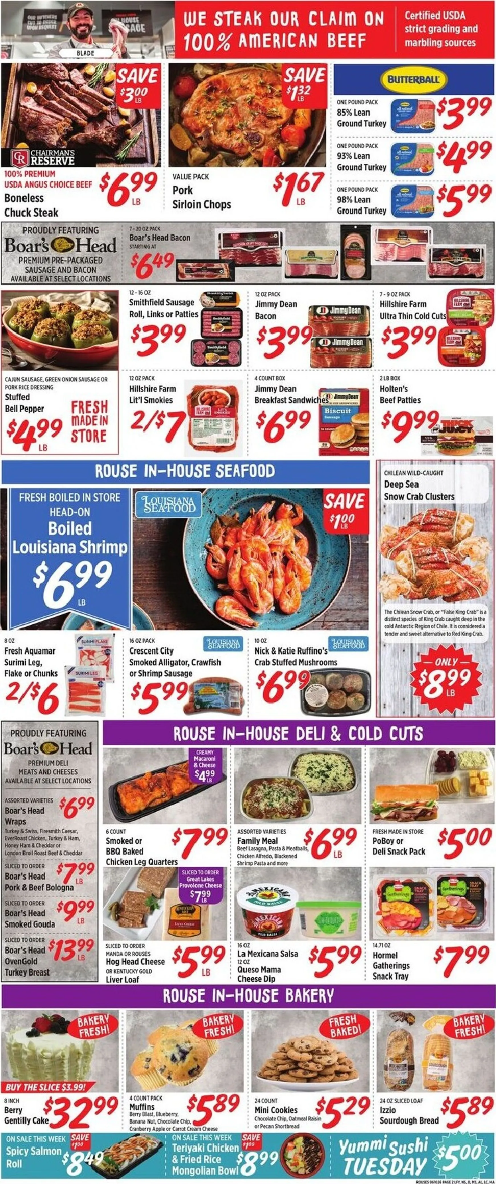 Weekly ad Current Rouses Markets leaflet valid from Wednesday 06/10/2026 to Wednesday 06/17/2026 from June 10 to June 17 2026 - Page 4