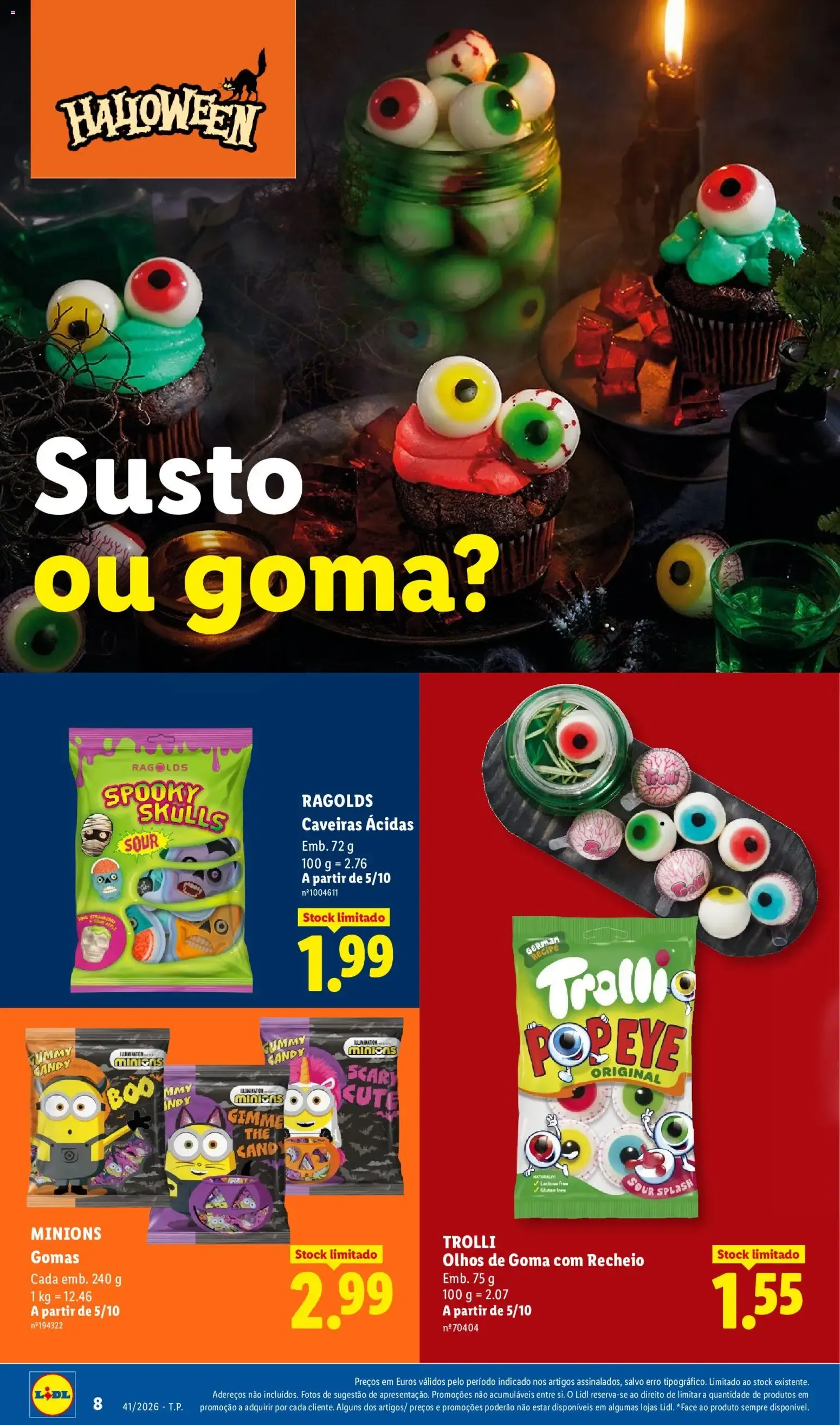 Folheto Lidl Folheto Especial Halloween » de 05/10/2026 - 01/11/2026 de 5 de outubro até 1 de novembro 2026 - Pagina 8
