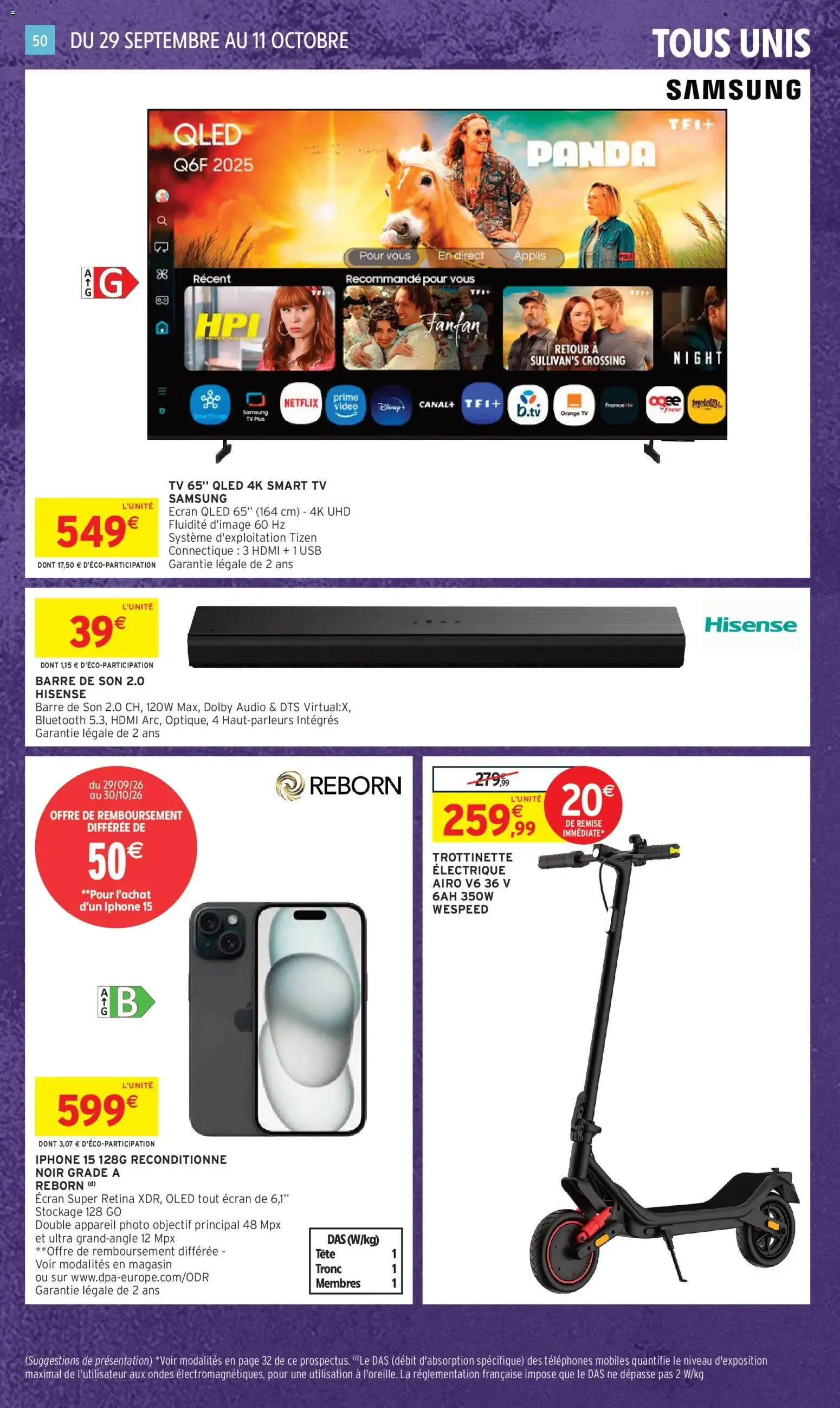 Intermarché - Anniversaire: 100% remboursés en bons d'achat du 29 septembre au 11 octobre 2026 - Catalogue page 42