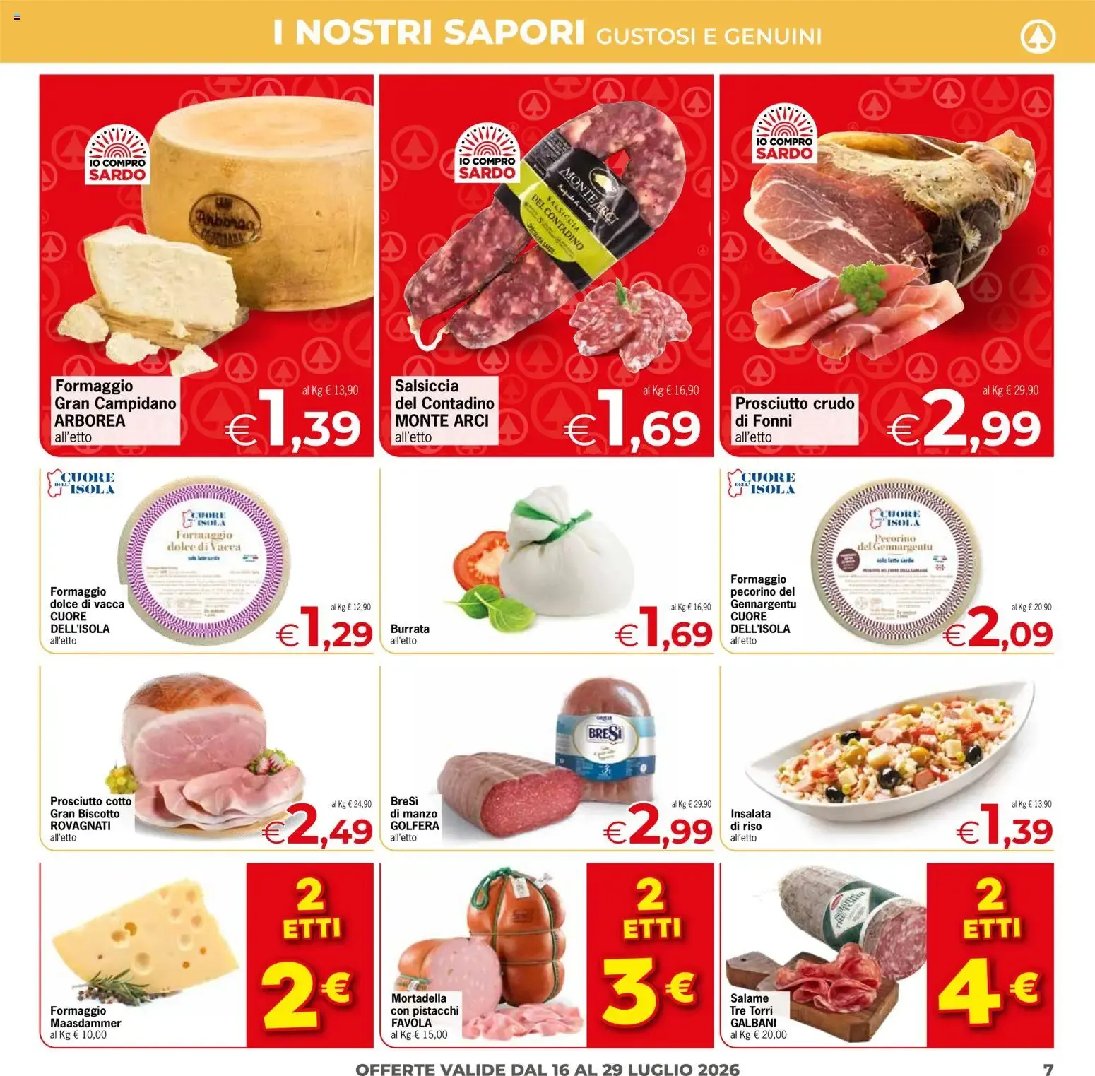 UN'ONDATA DI CONVENIENZA da 16 luglio a 29 luglio di 2026 - Pagina del volantino 7